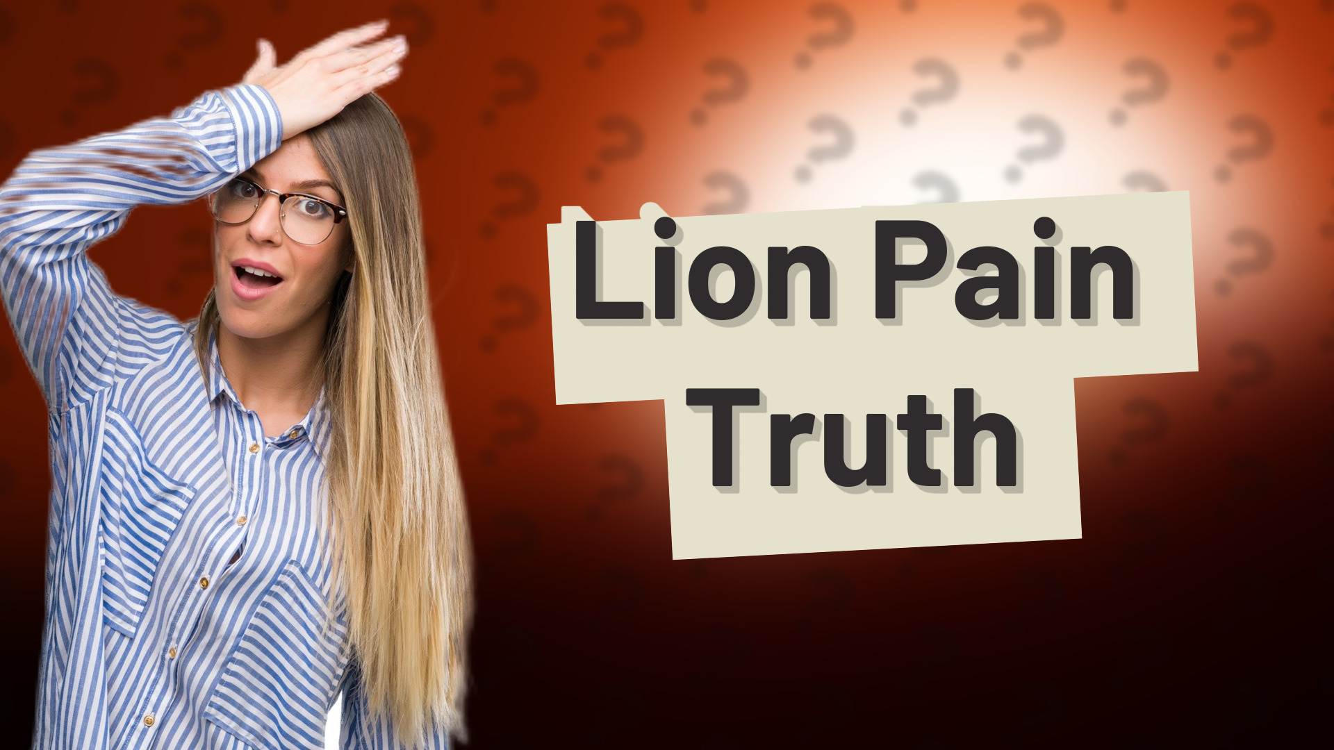 Lion Pain Truth