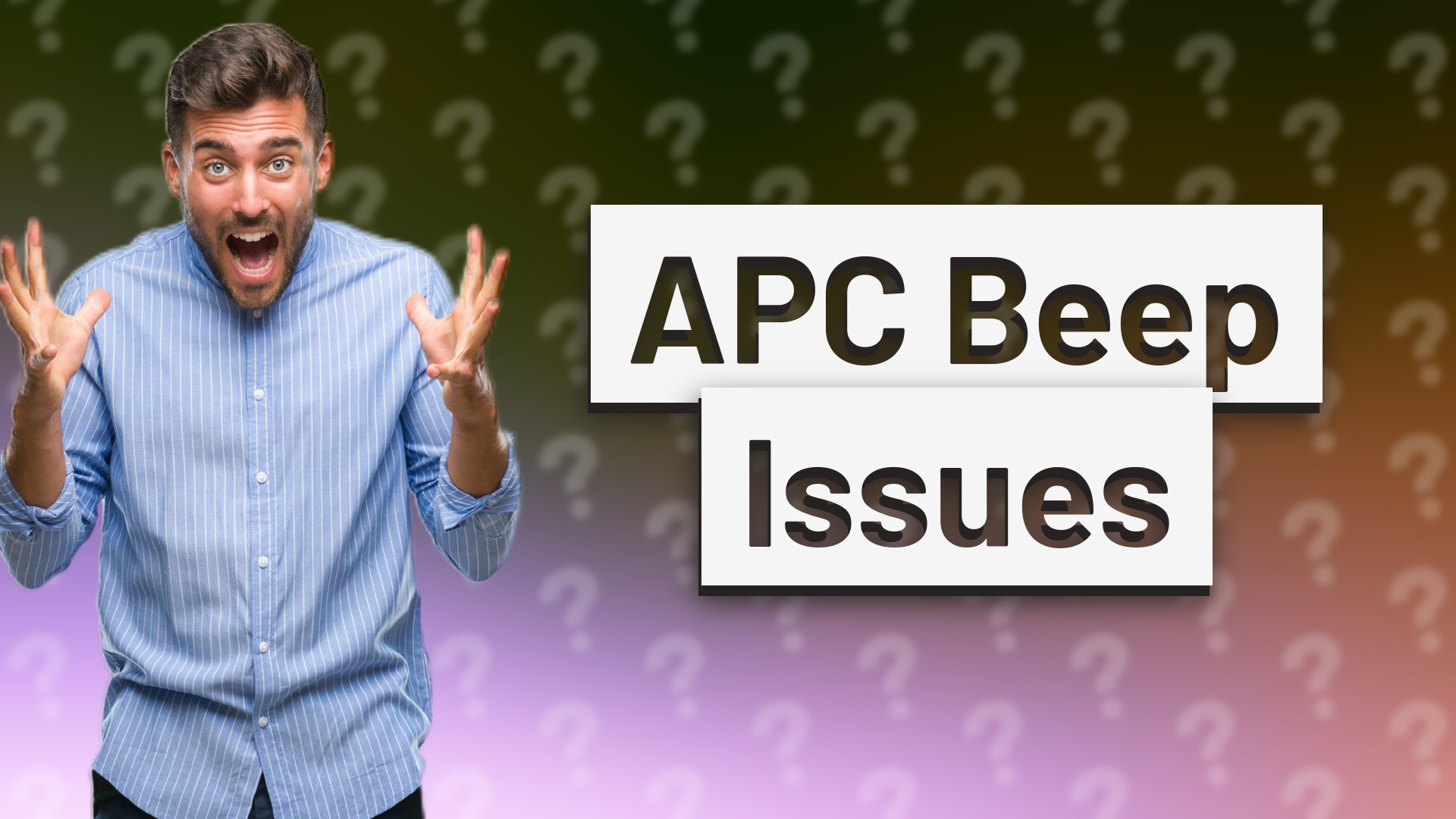 APC Beep Issues