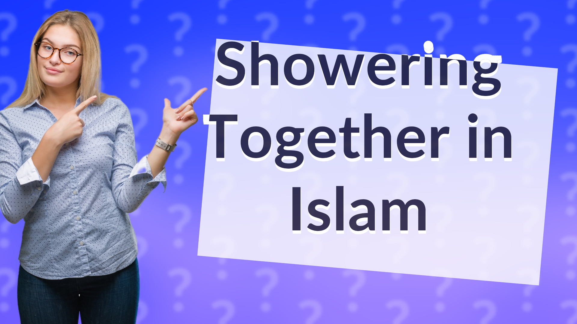 Showering Together in Islam