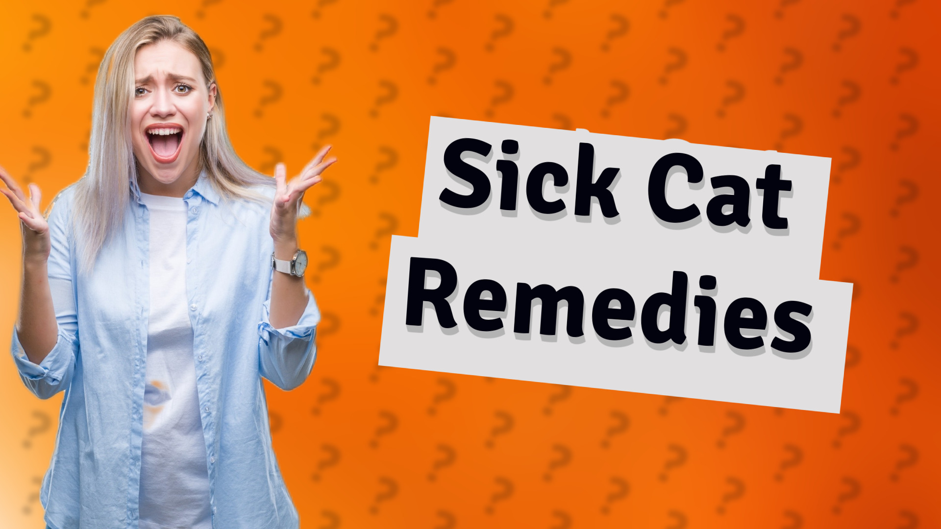 Sick Cat Remedies