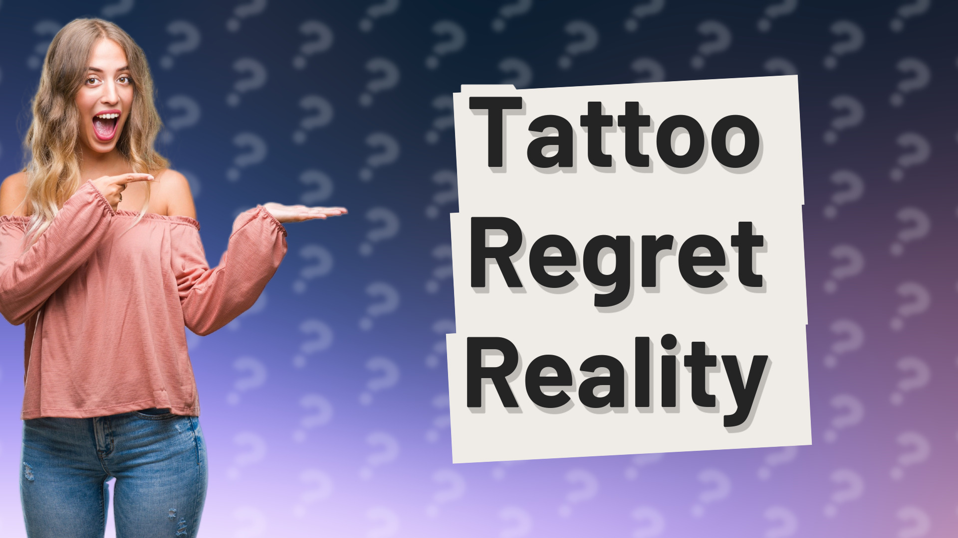 Tattoo Regret Reality