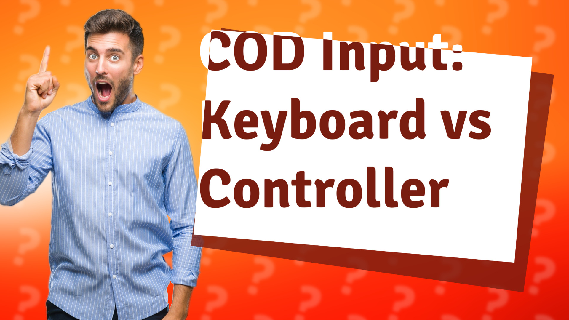 COD Input: Keyboard vs Controller