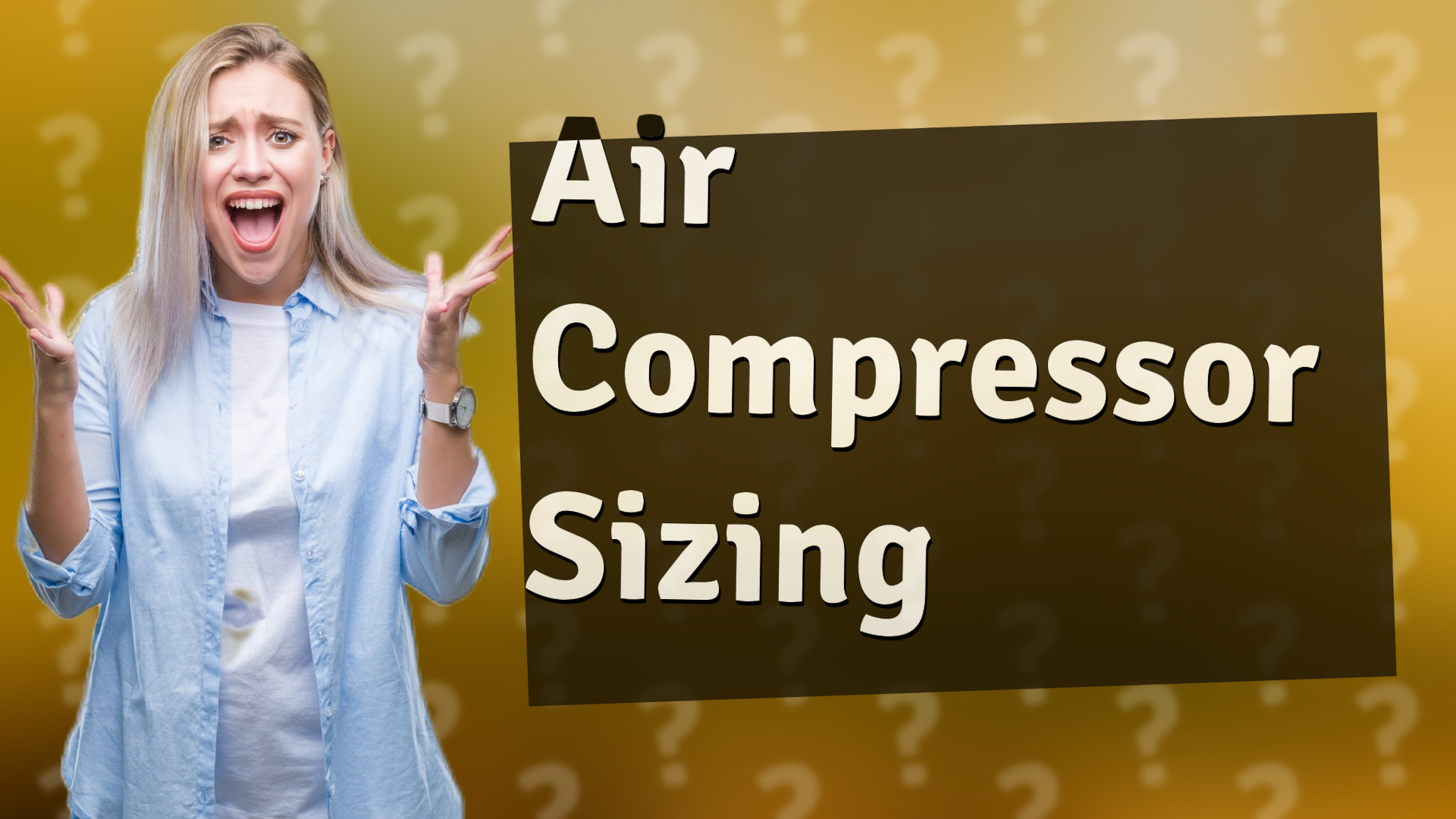 Air Compressor Sizing