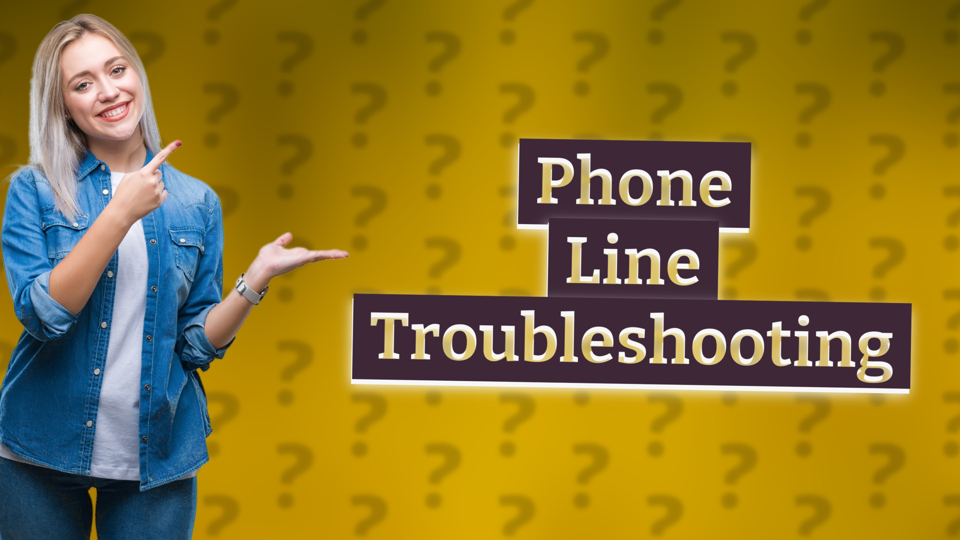 Phone Line Troubleshooting