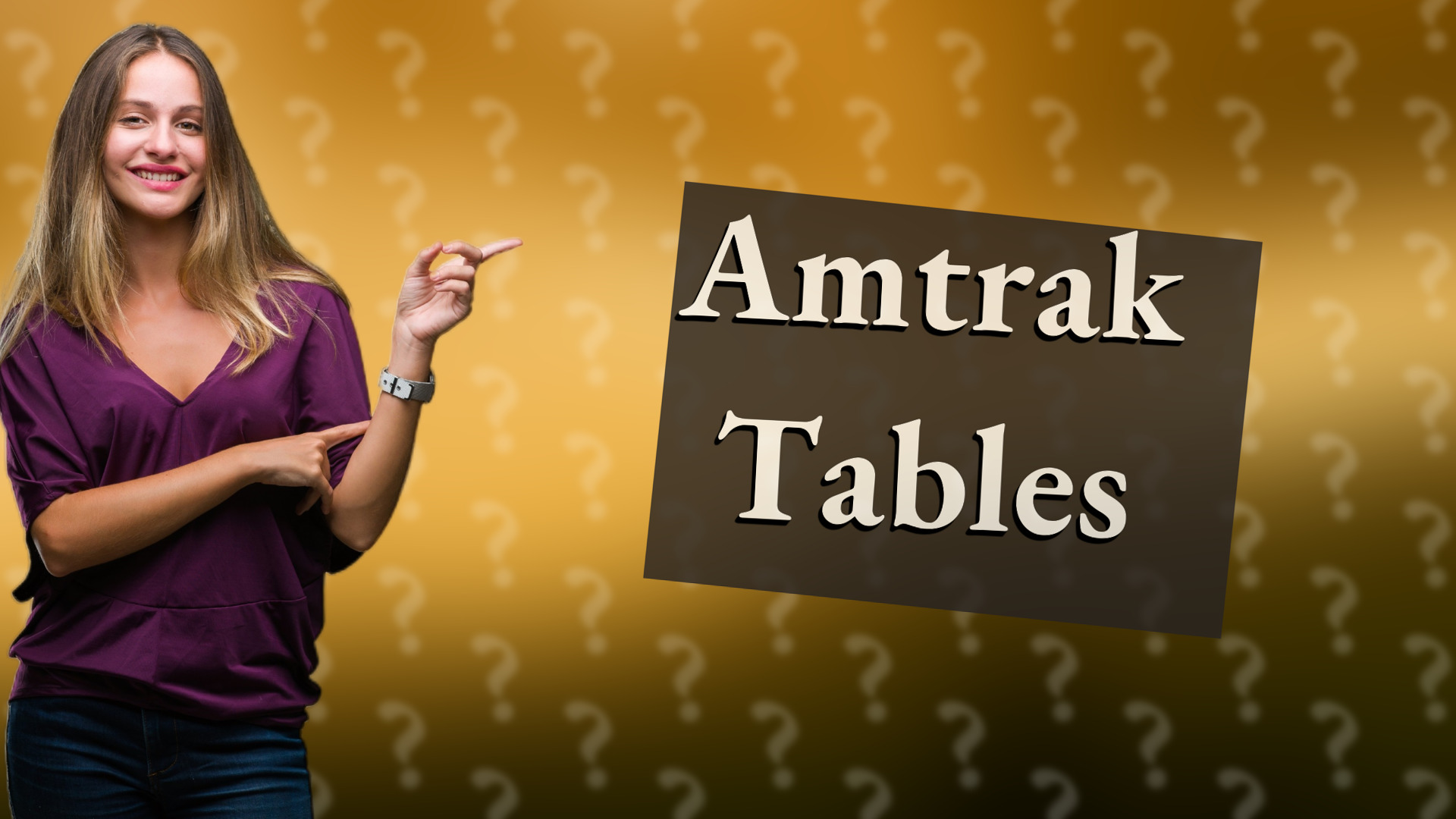Amtrak Tables