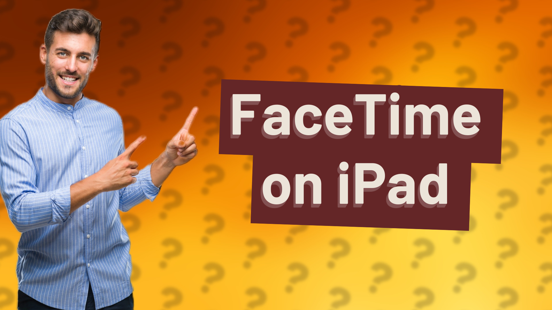 FaceTime on iPad