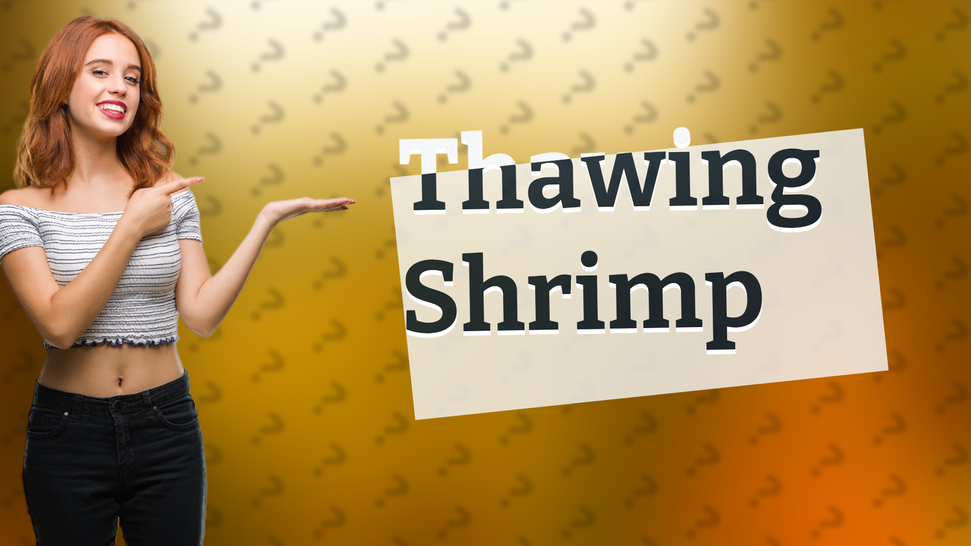 Thawing Shrimp