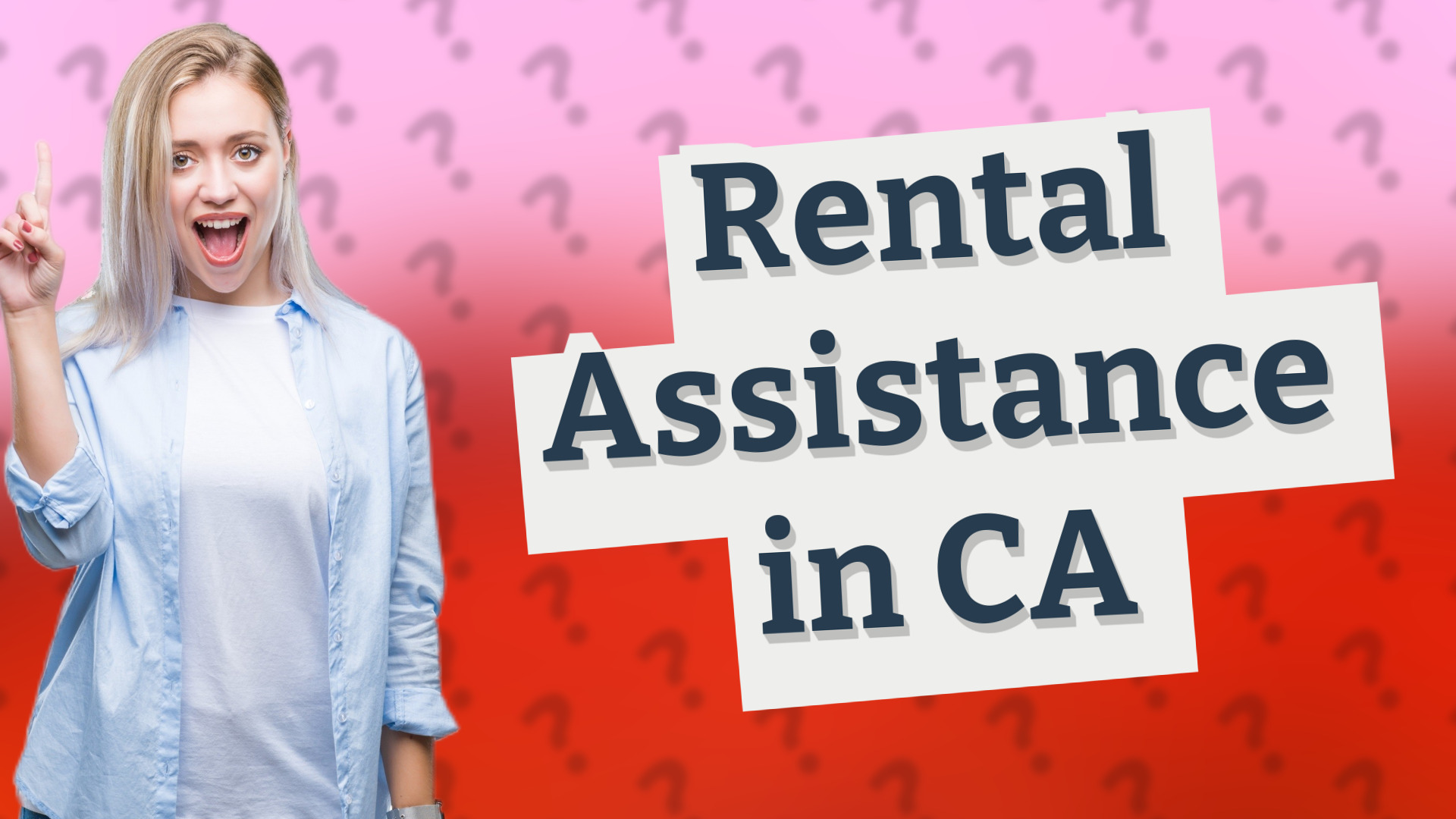 Rental Assistance in CA