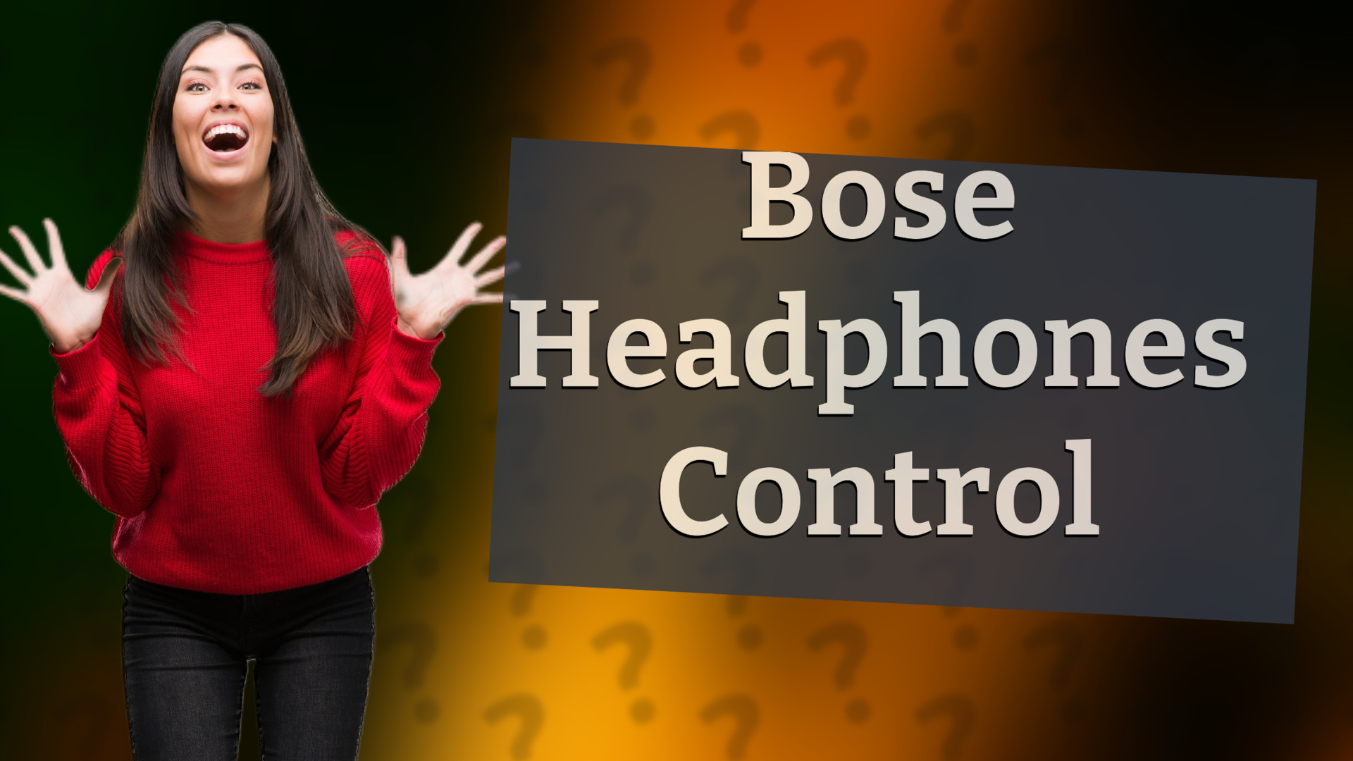 Bose Headphones Control