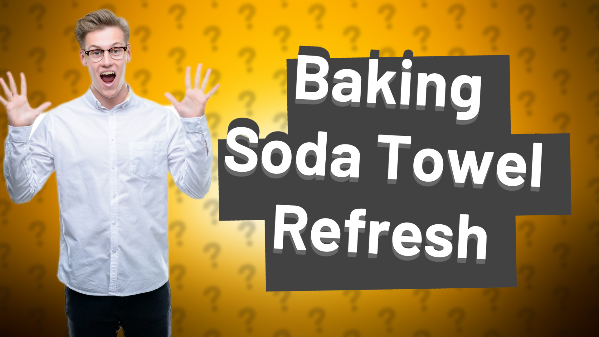 Baking Soda Towel Refresh