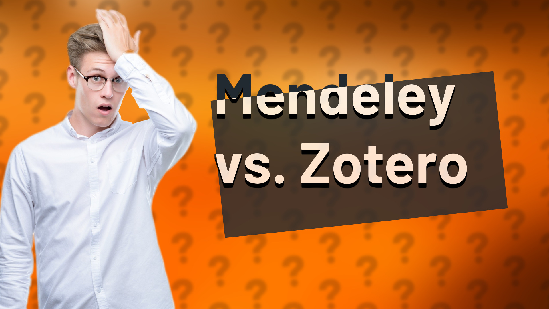 Mendeley vs. Zotero