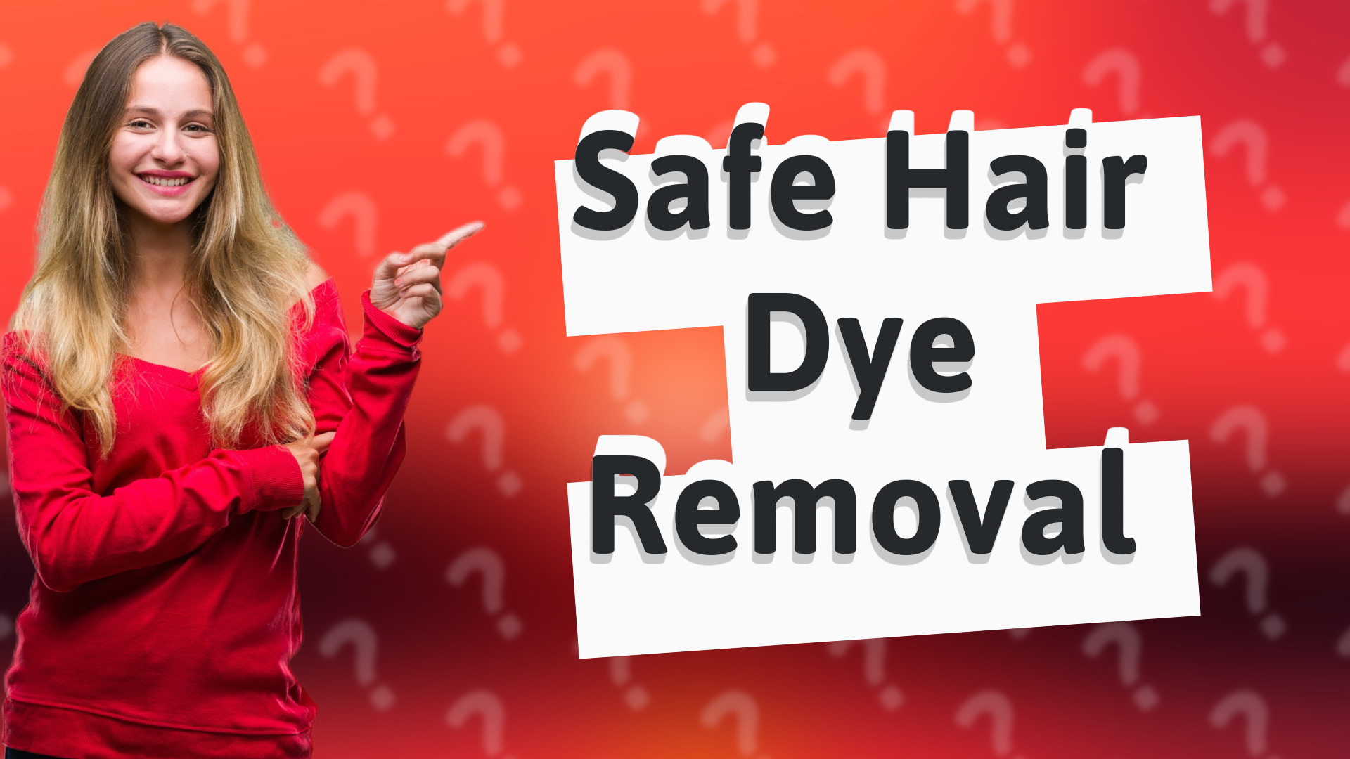 Safe Hair Dye Removal