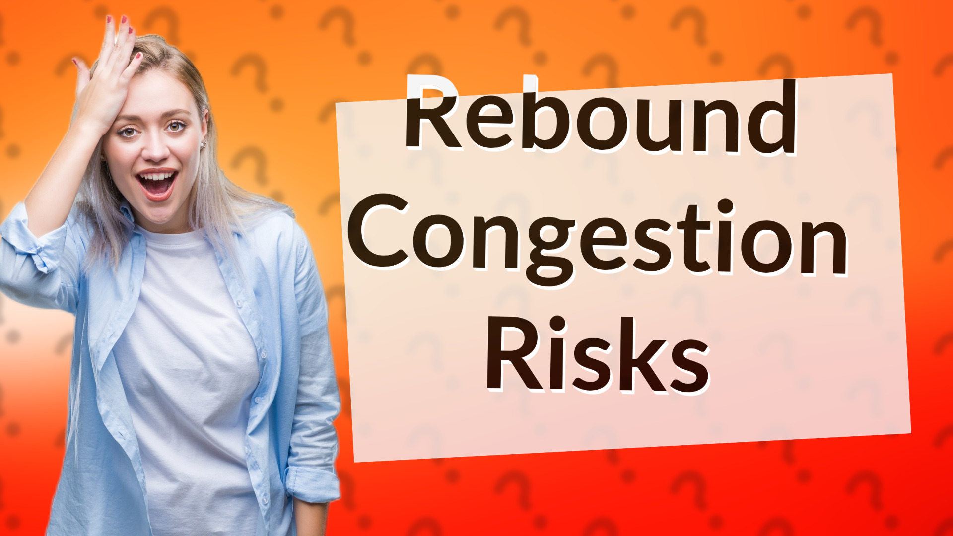 Rebound Congestion Risks