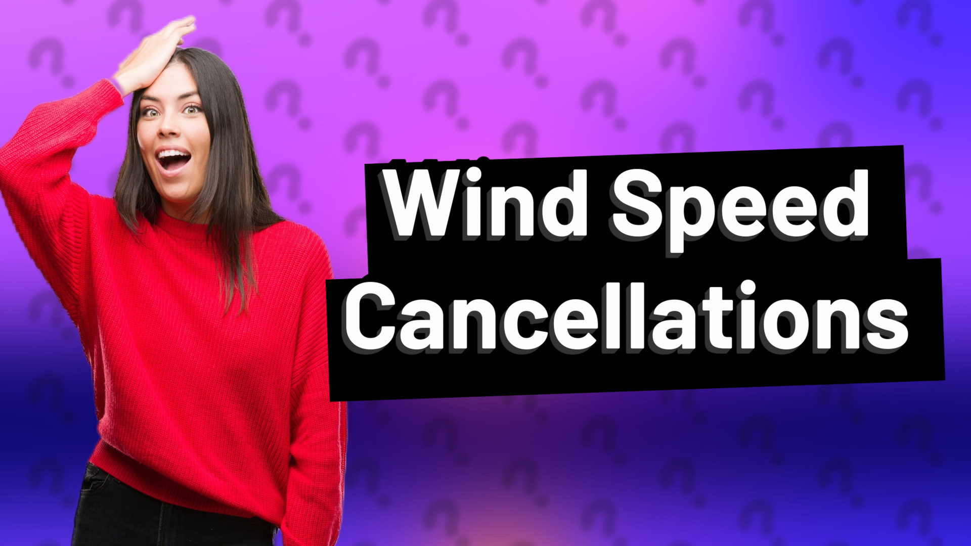 Wind Speed Cancellations