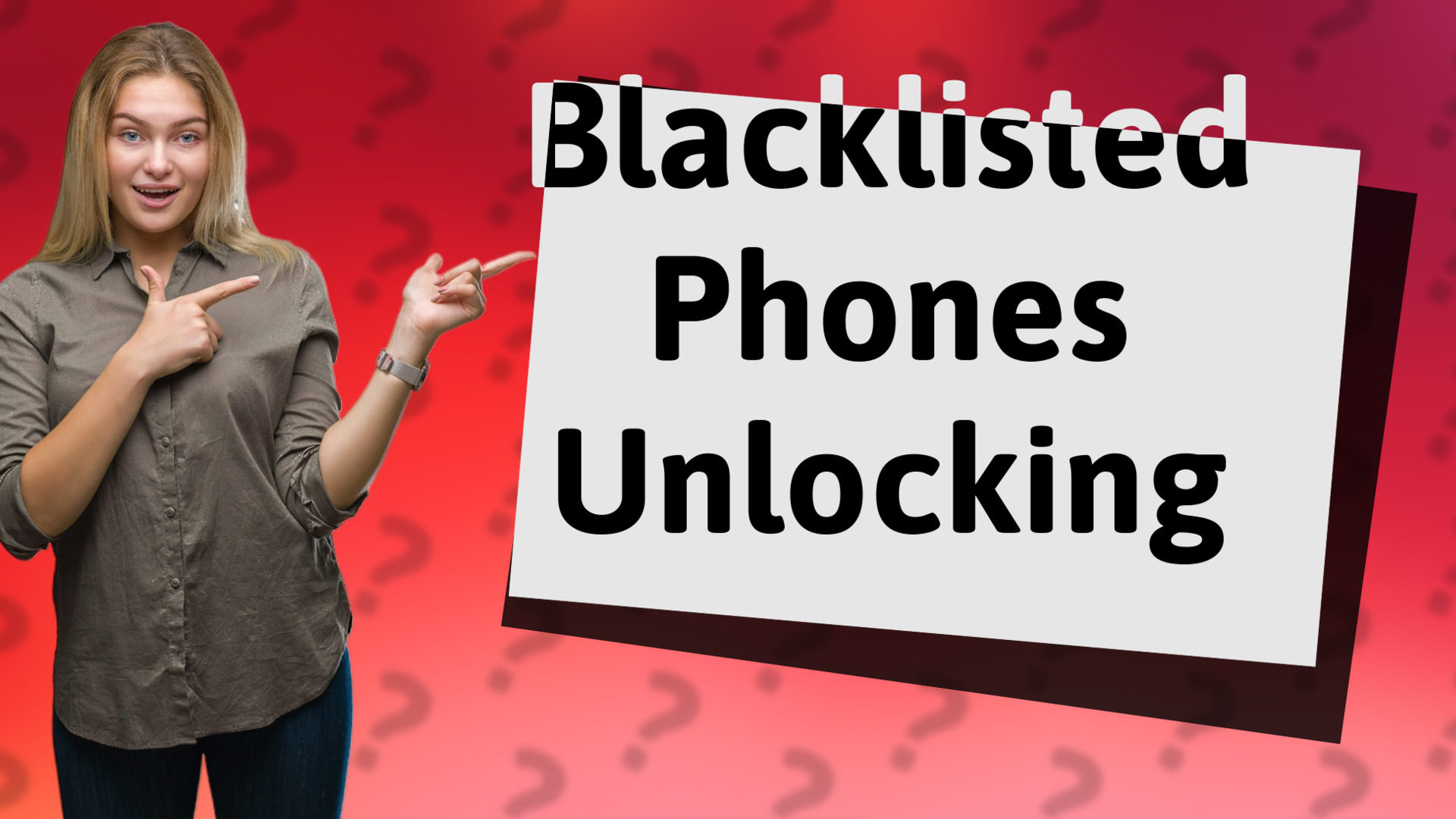 Blacklisted Phones Unlocking