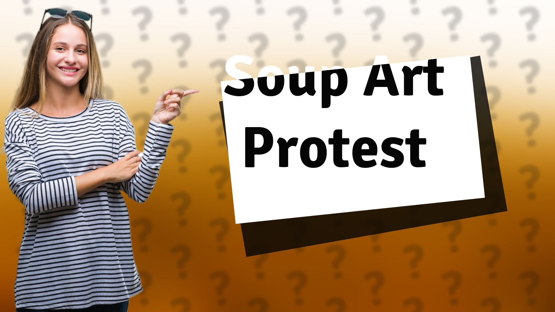 Soup Art Protest