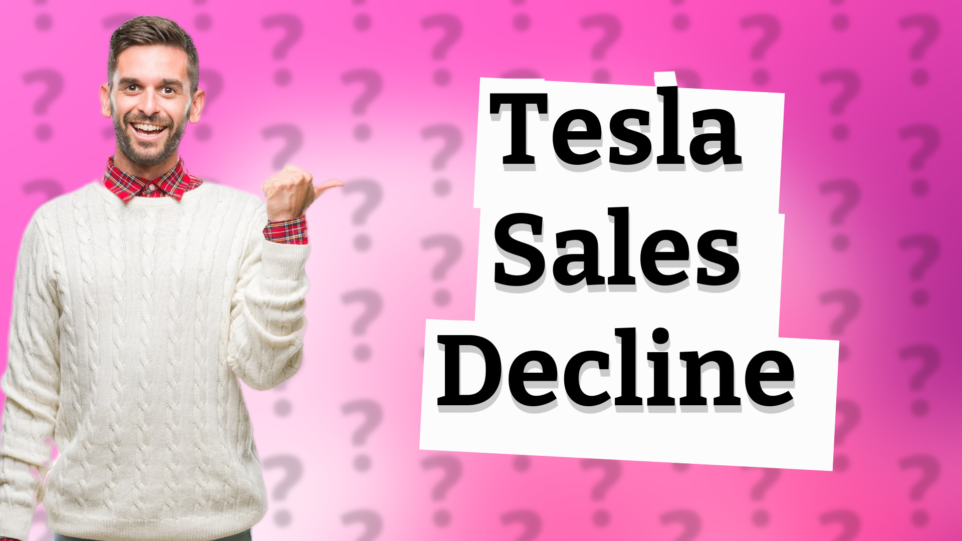 Tesla Sales Decline