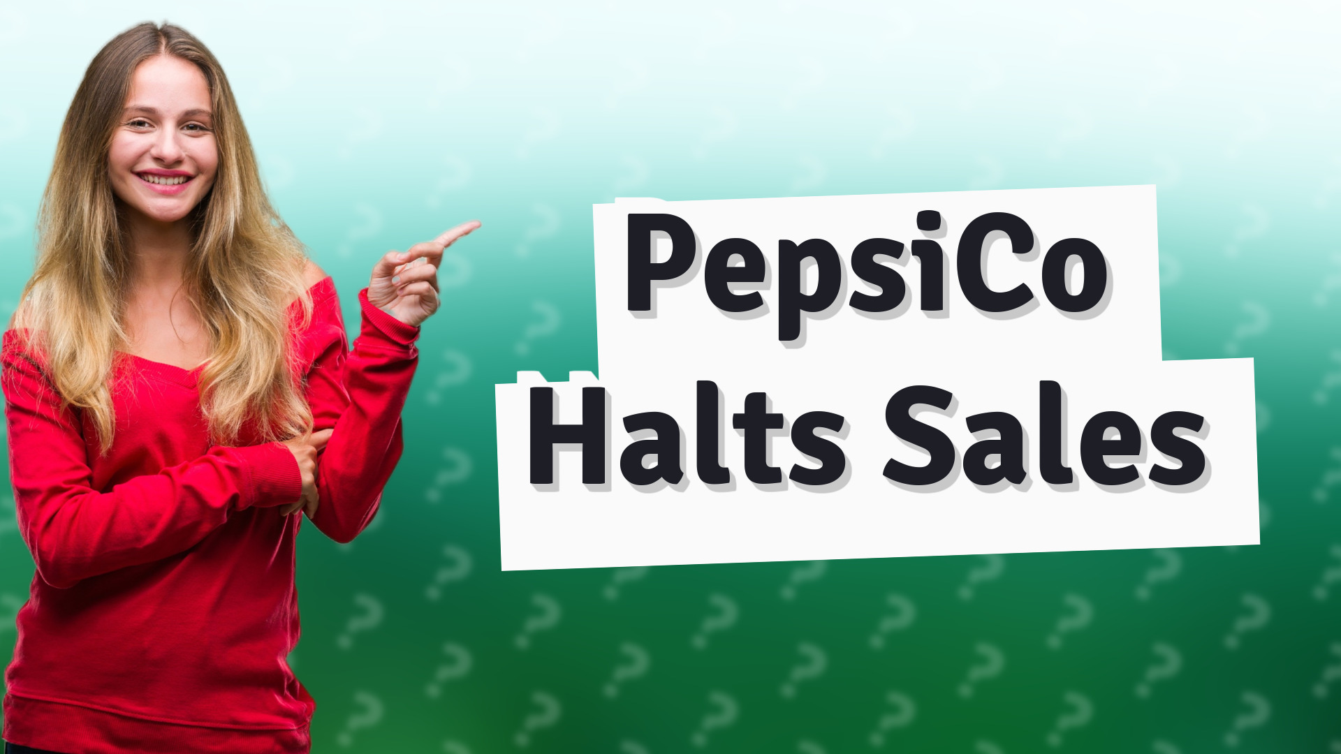 PepsiCo Halts Sales