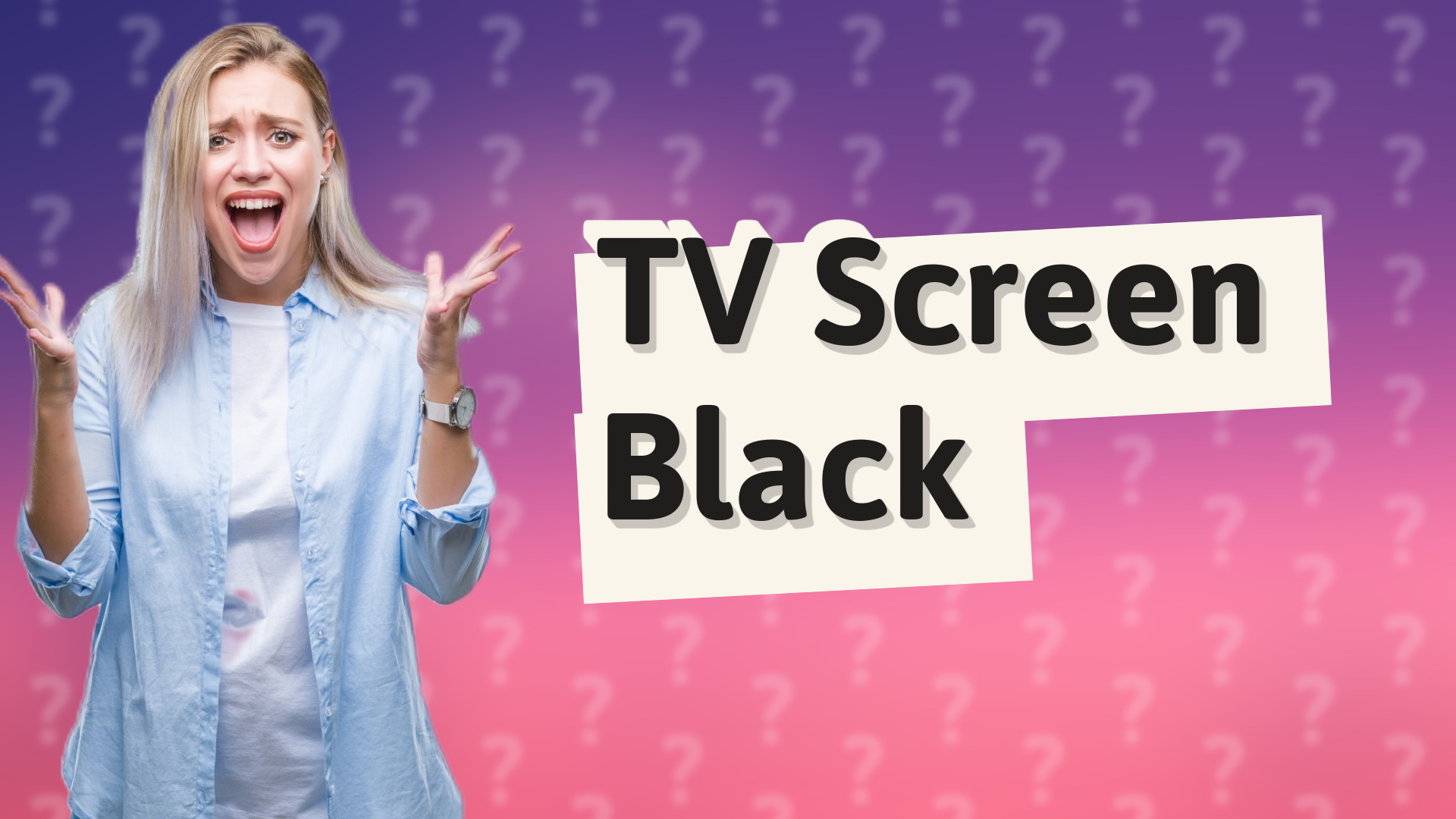 TV Screen Black