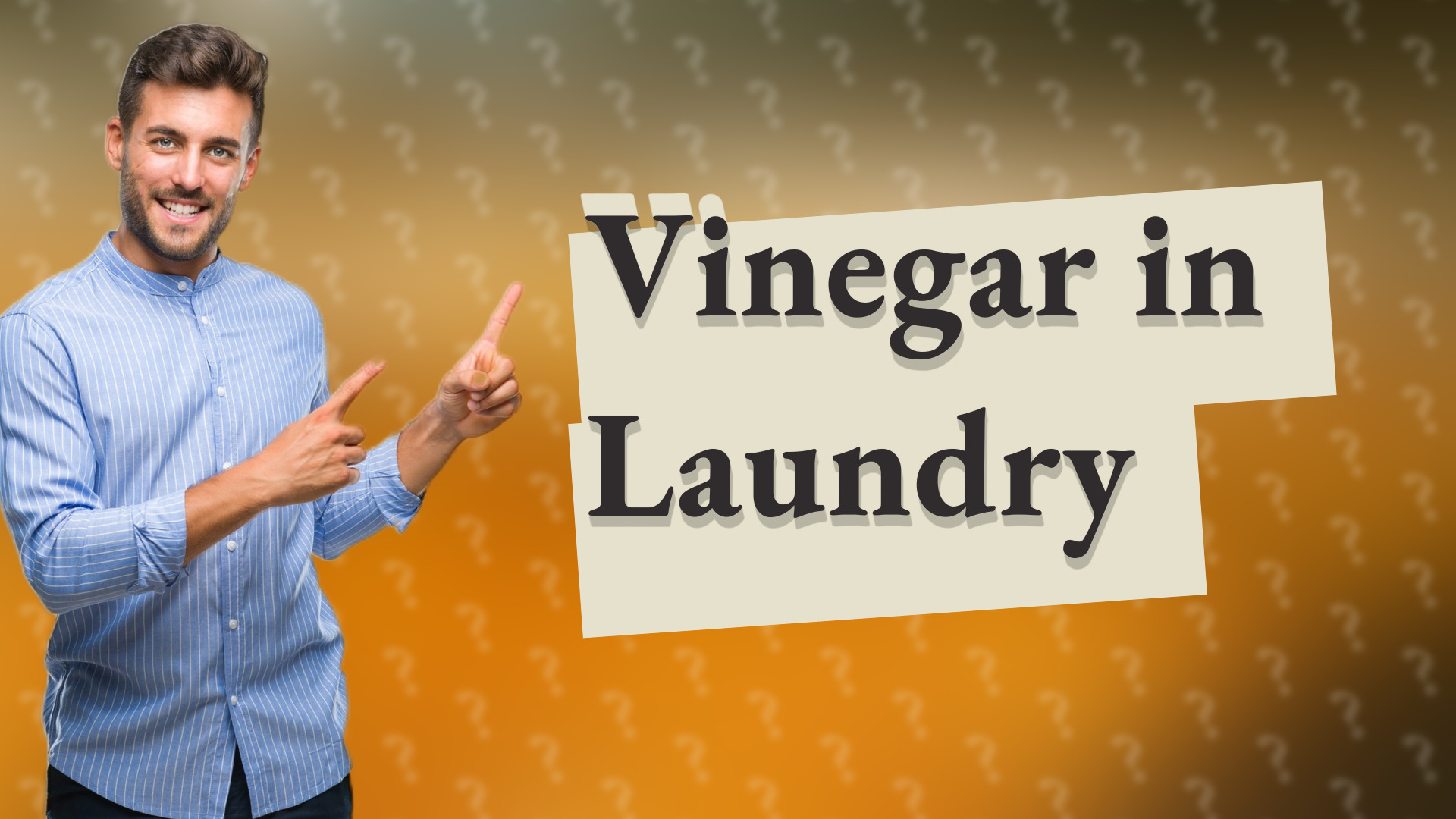 Vinegar in Laundry
