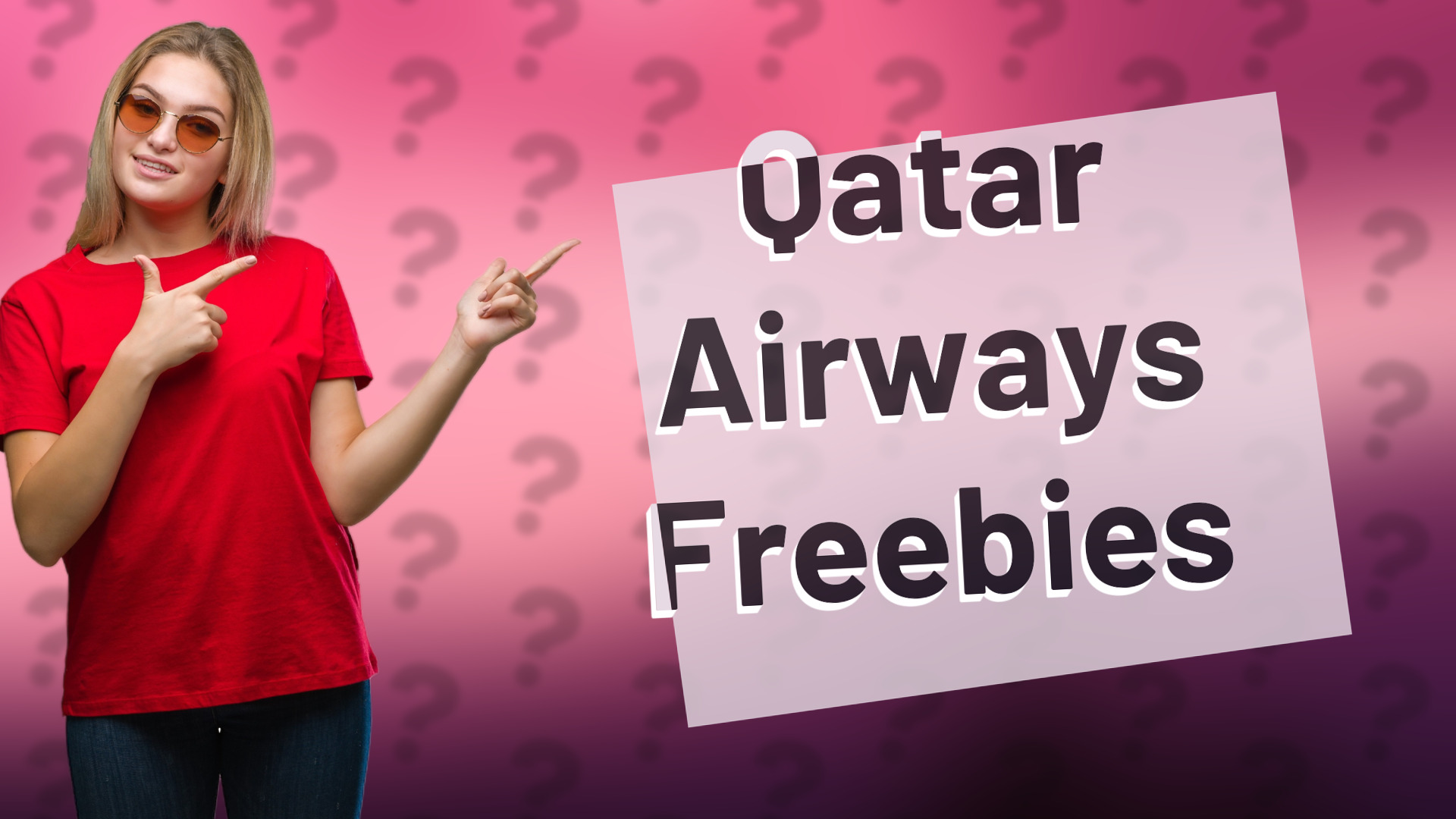 Qatar Airways Freebies