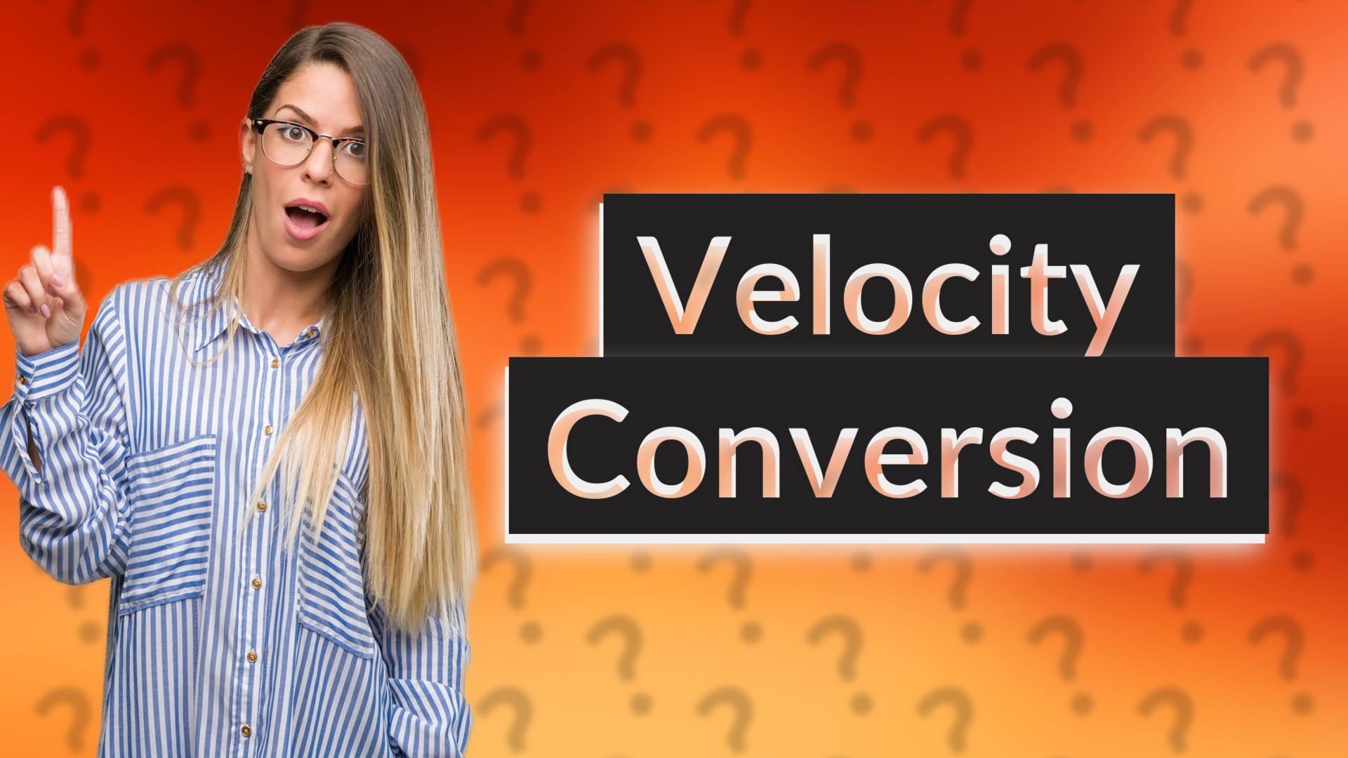 Velocity Conversion