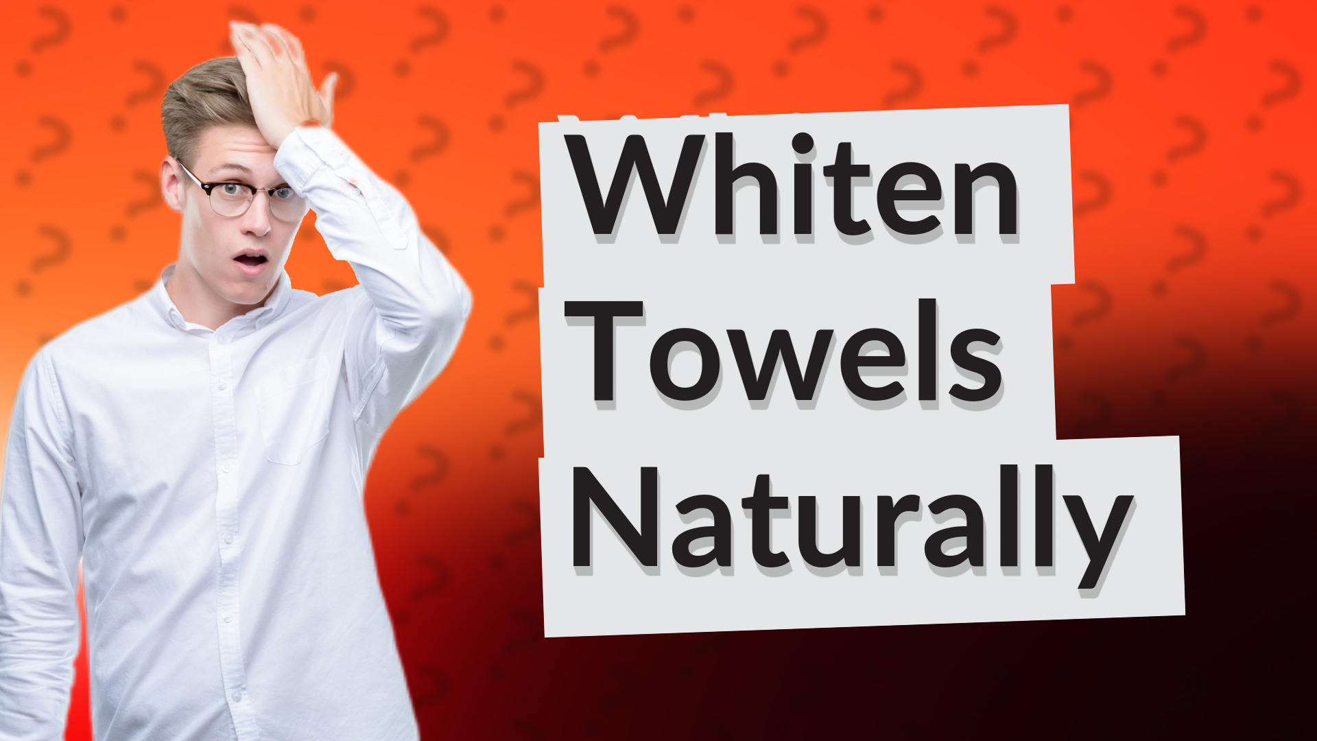 Whiten Towels Naturally