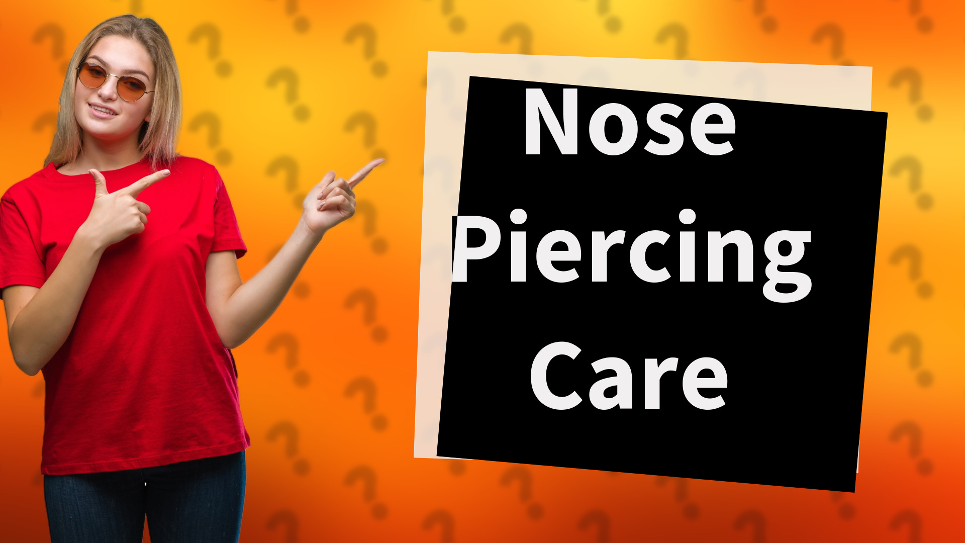 Nose Piercing Care