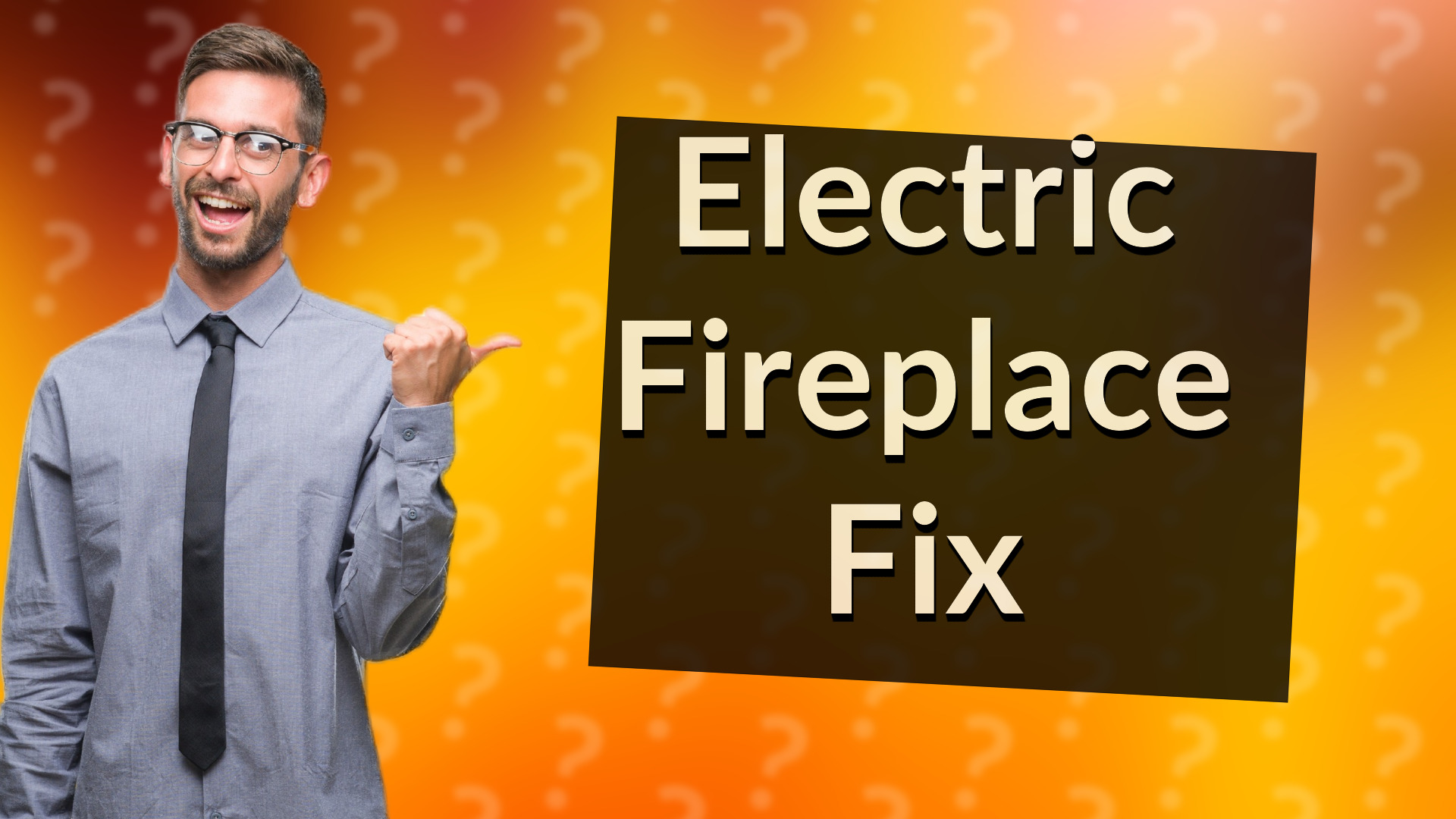 Electric Fireplace Fix