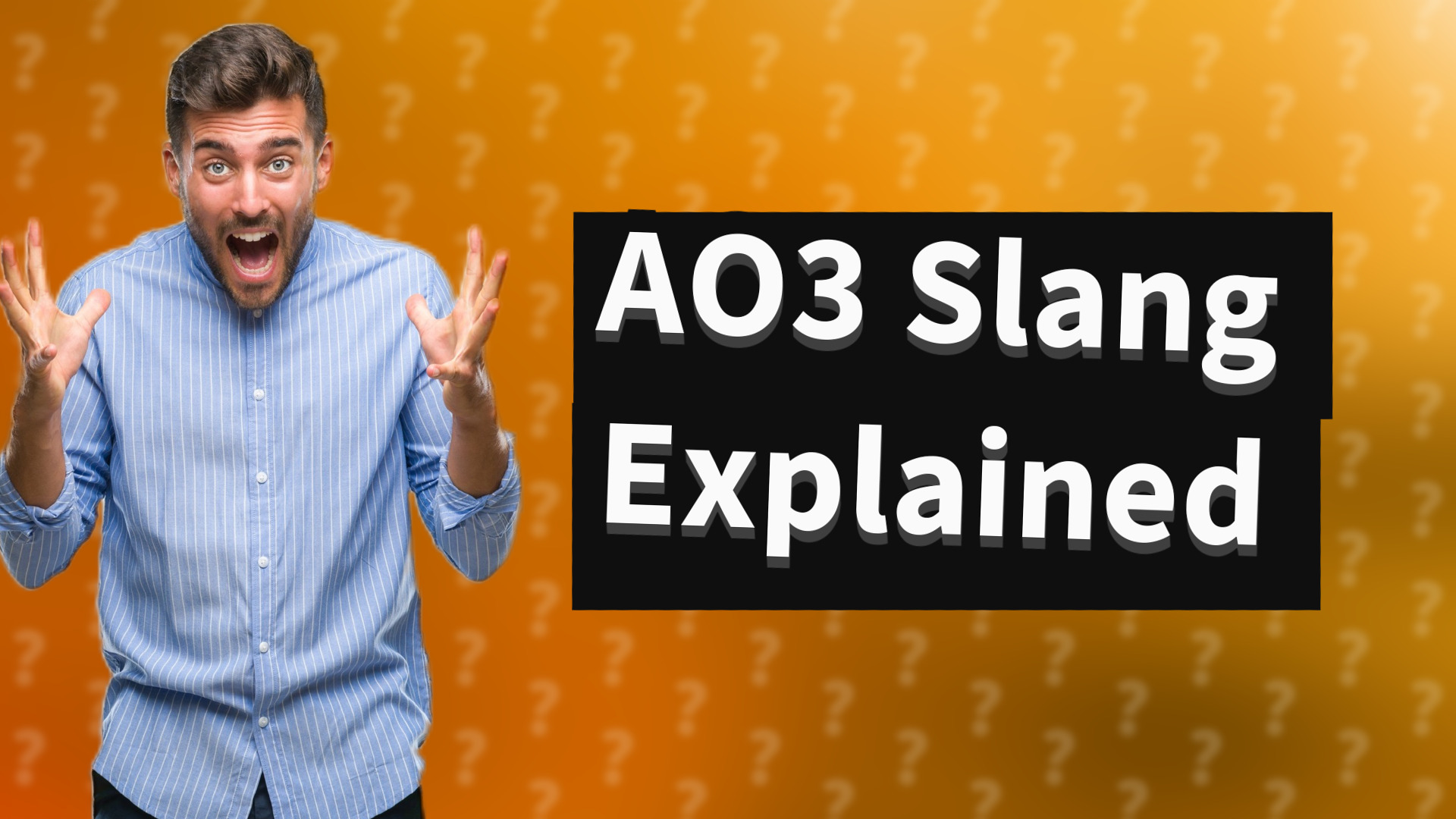 AO3 Slang Explained