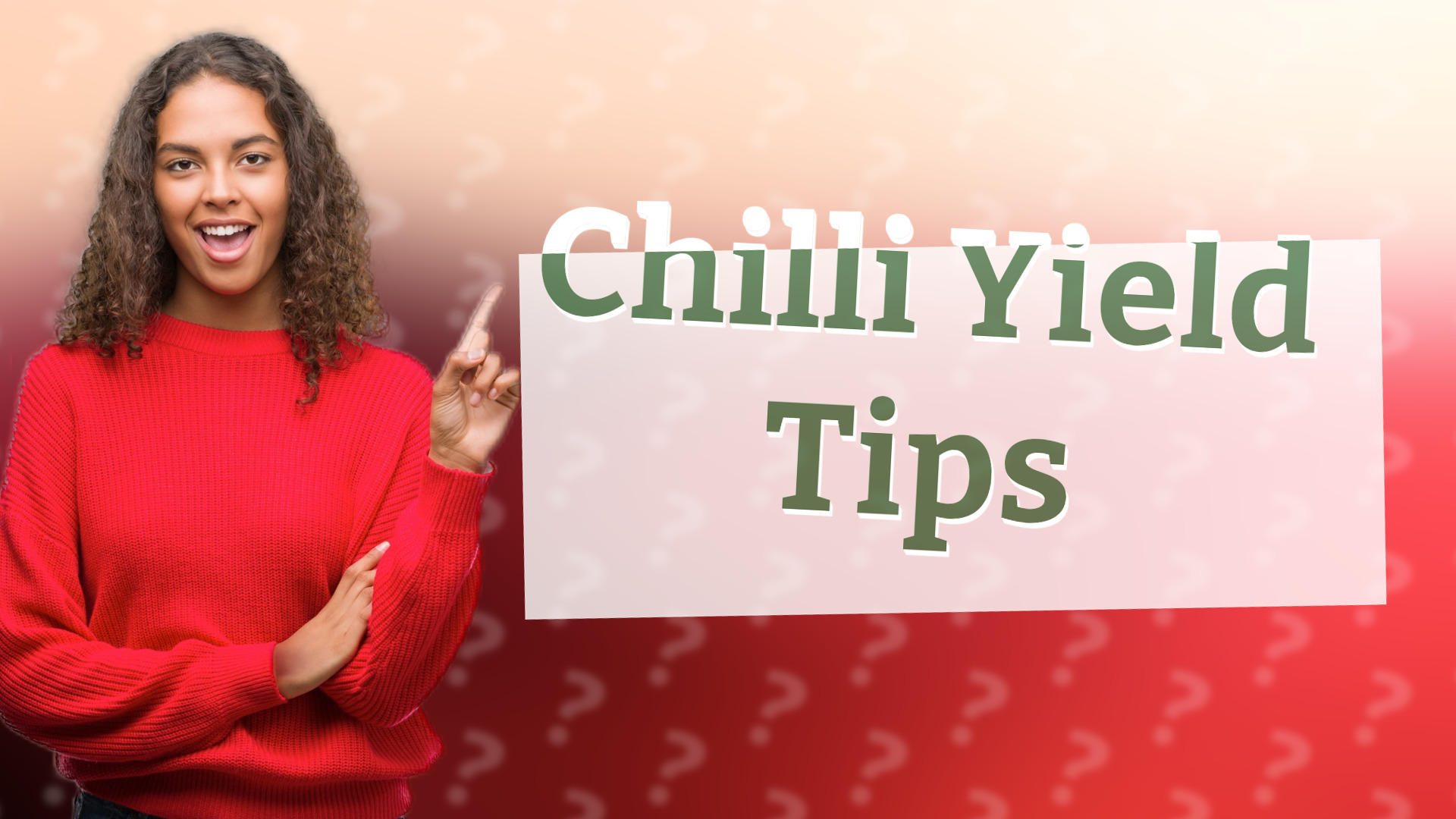 Chilli Yield Tips