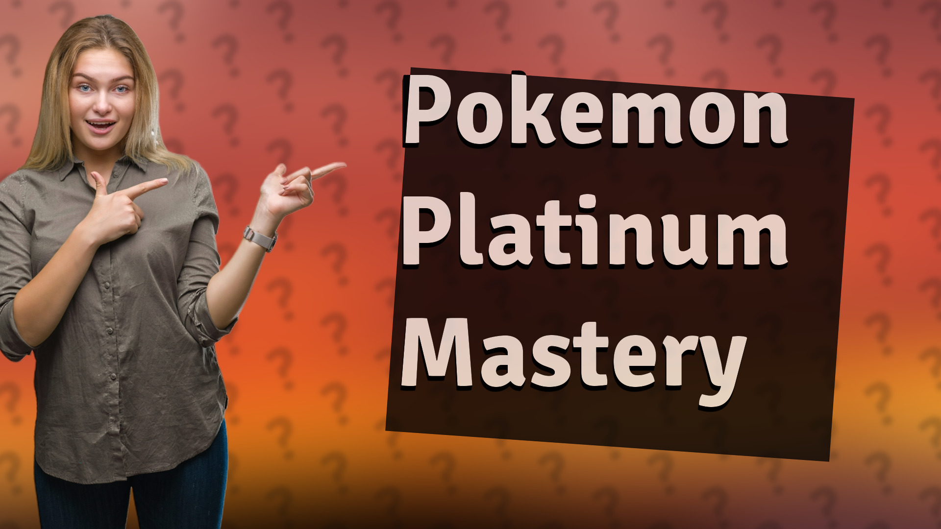 Pokemon Platinum Mastery