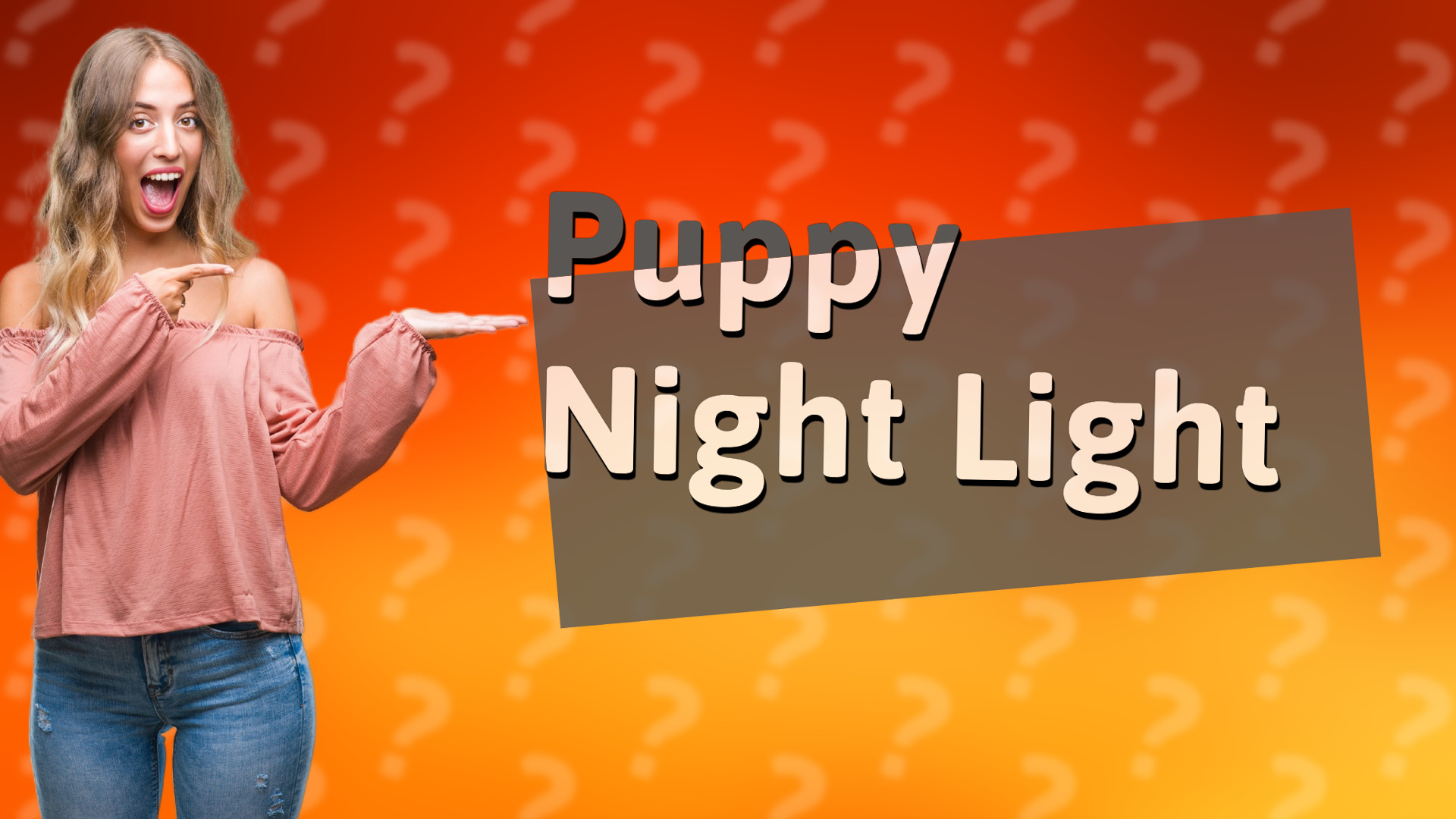 Puppy Night Light