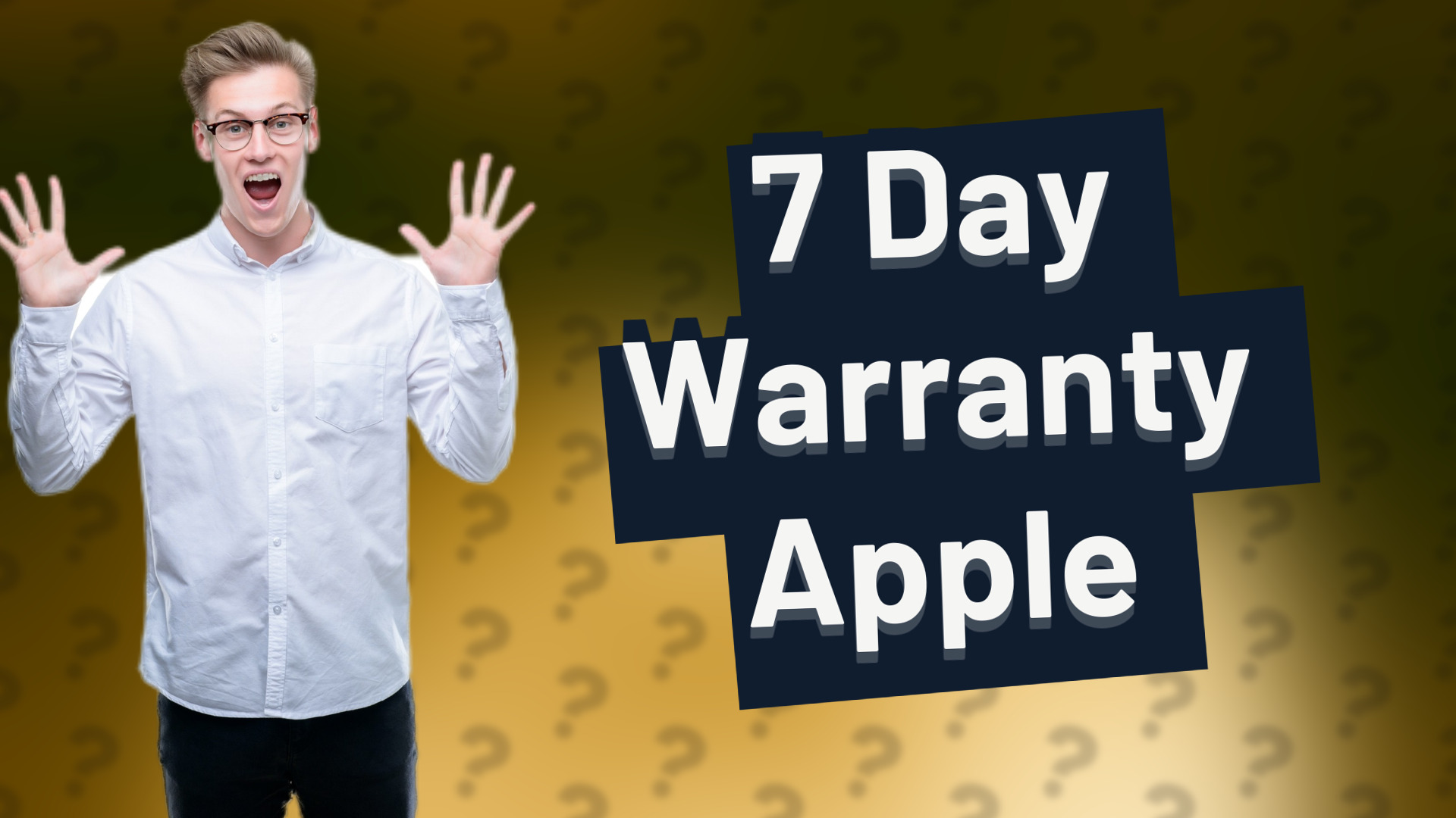 7 Day Warranty Apple