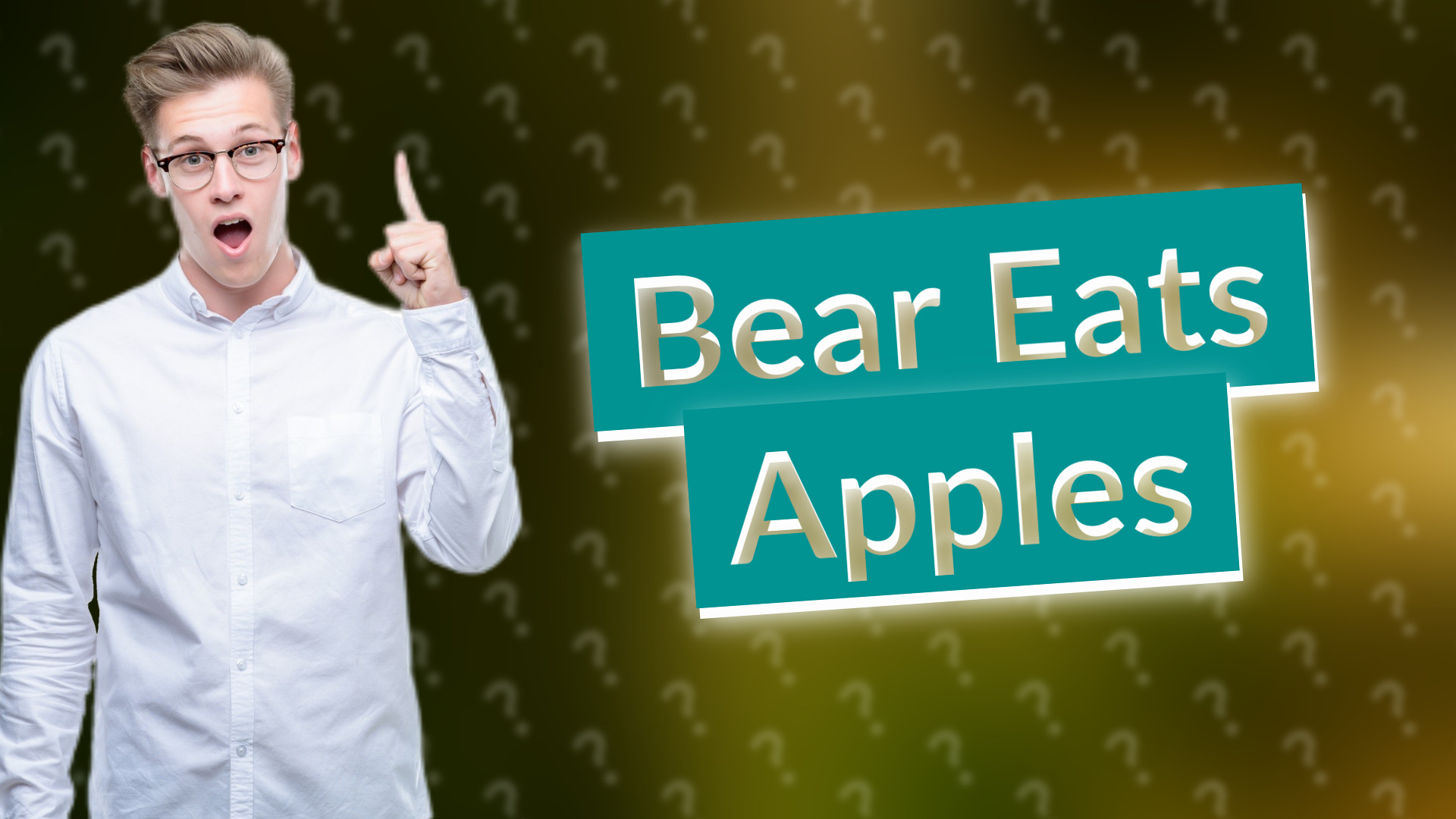 Bear Eats Apples