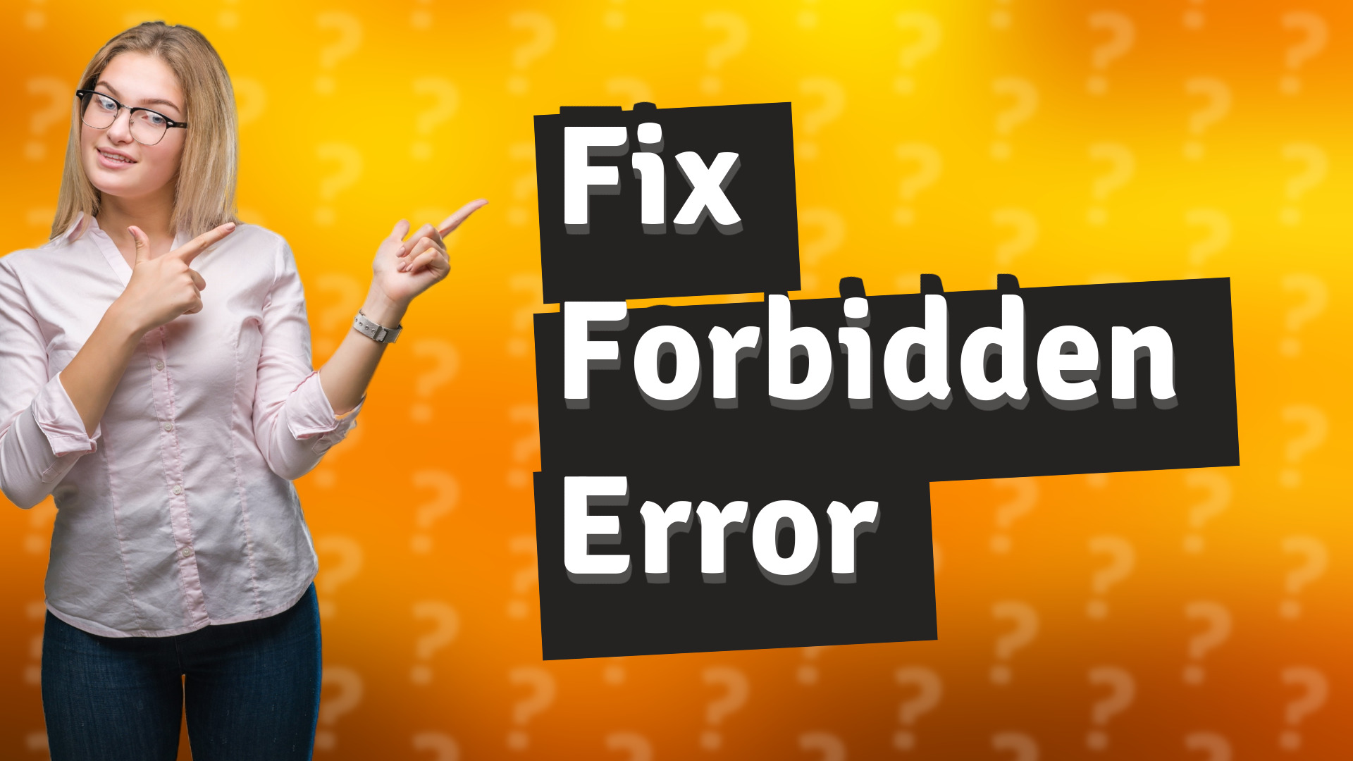Fix Forbidden Error