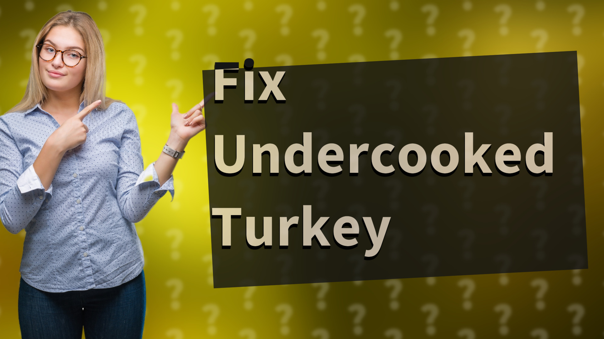 Fix Undercooked Turkey