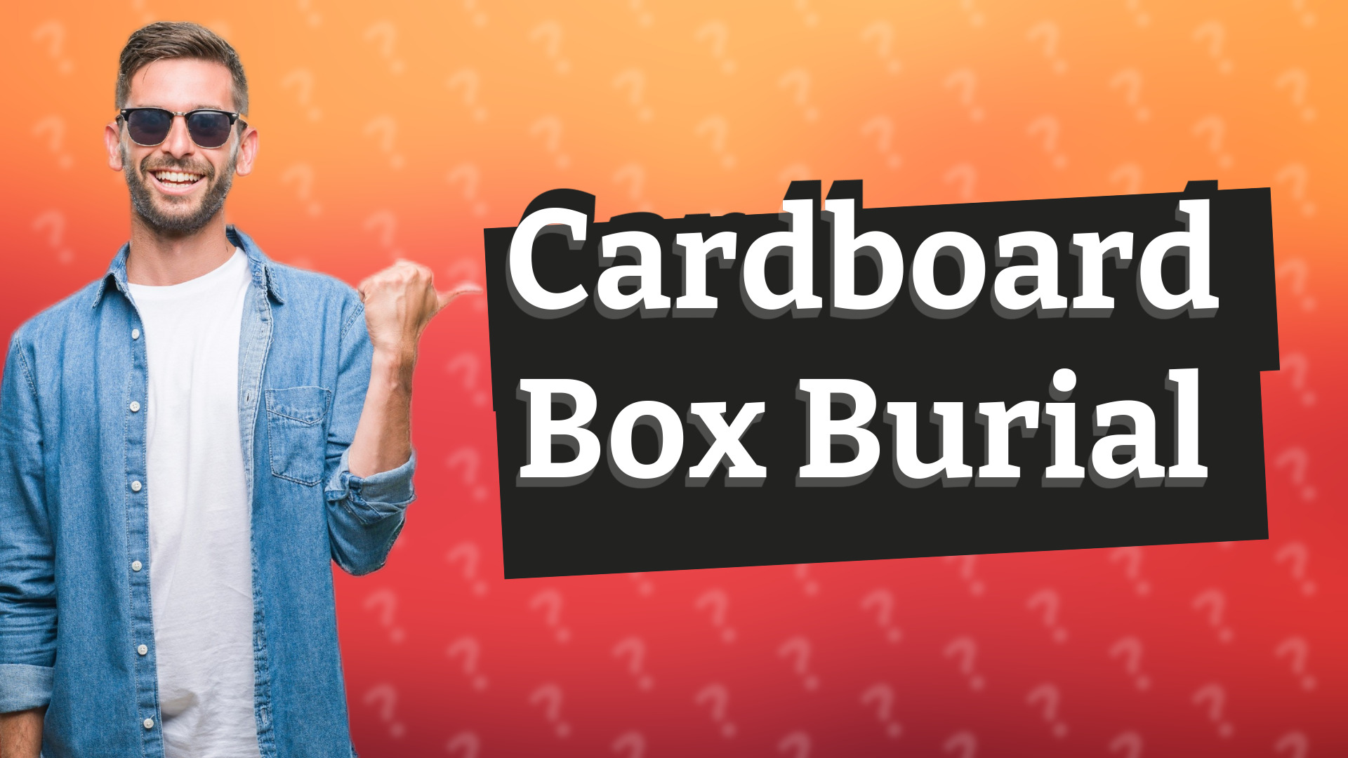 Cardboard Box Burial