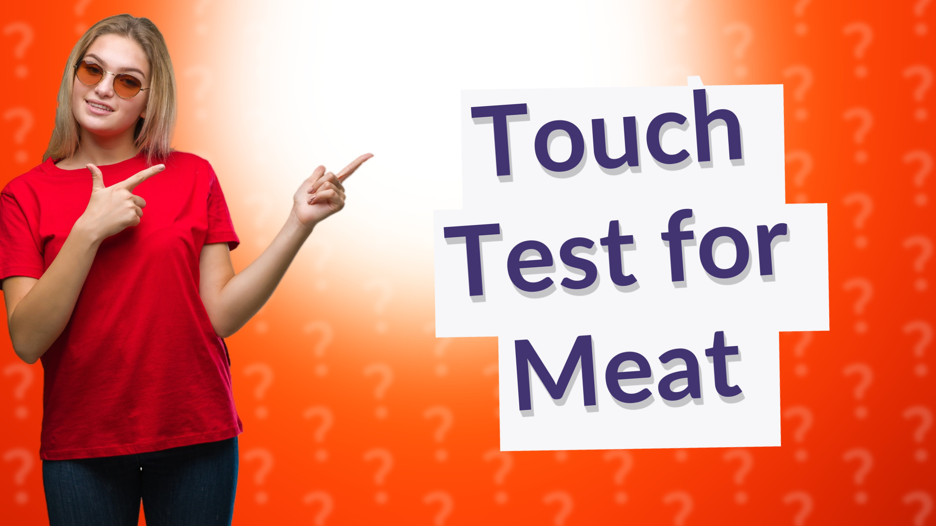 Touch Test for Meat