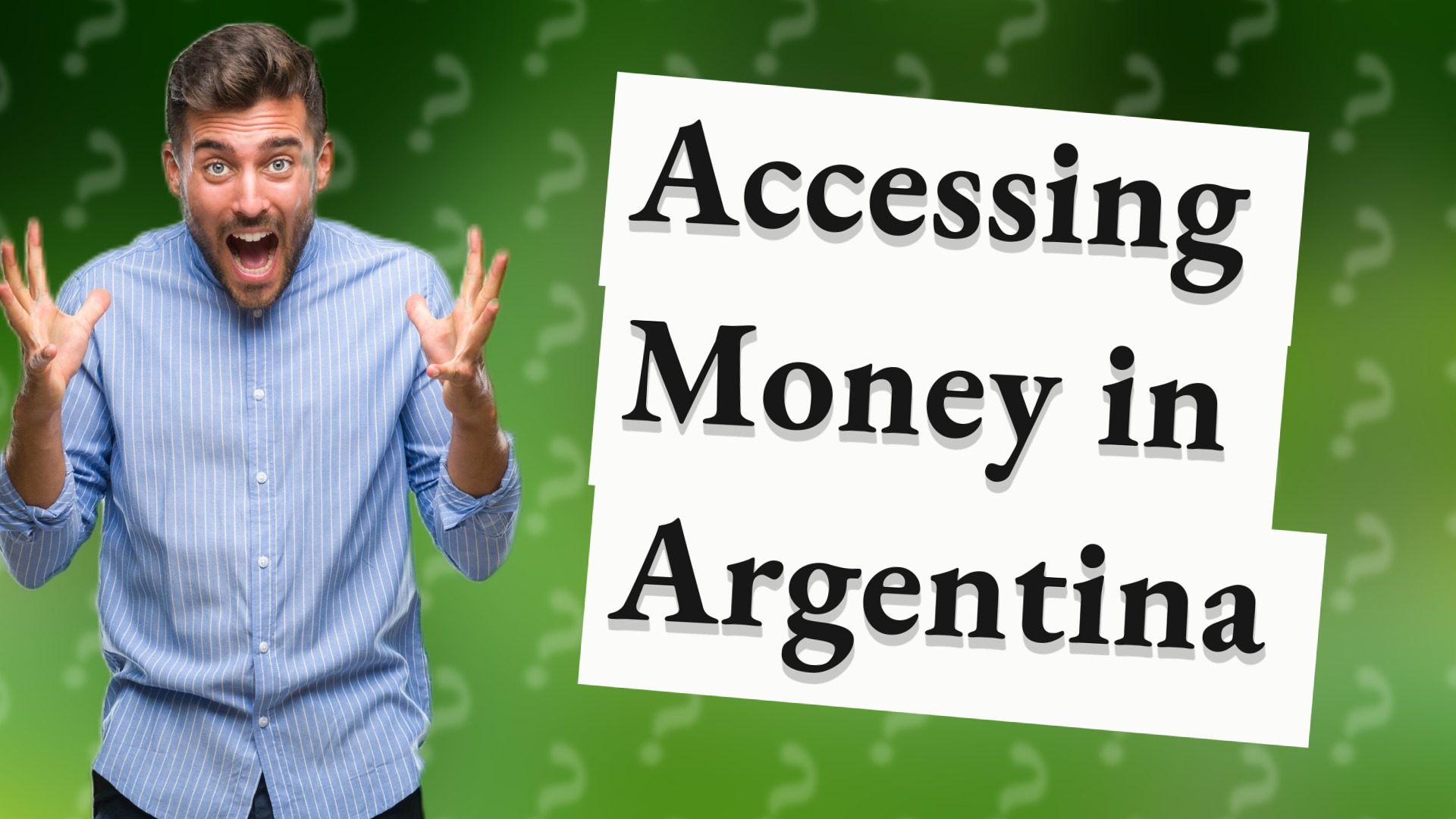 Accessing Money in Argentina