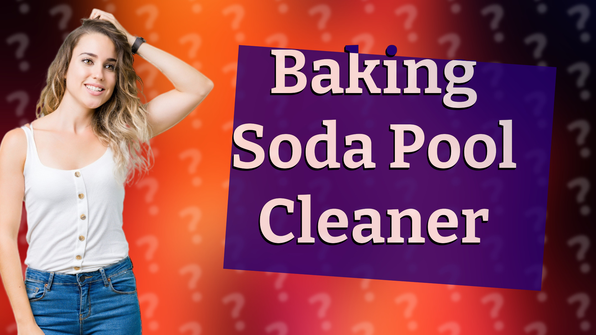 Baking Soda Pool Cleaner