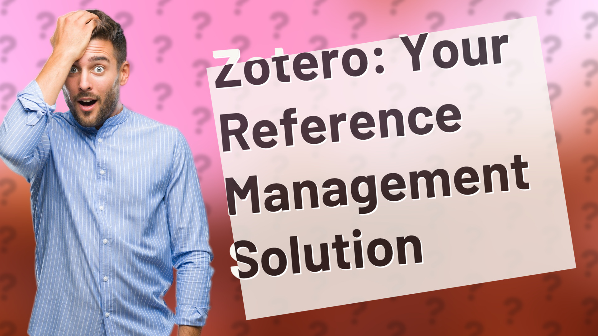 Zotero: Your Reference Management Solution
