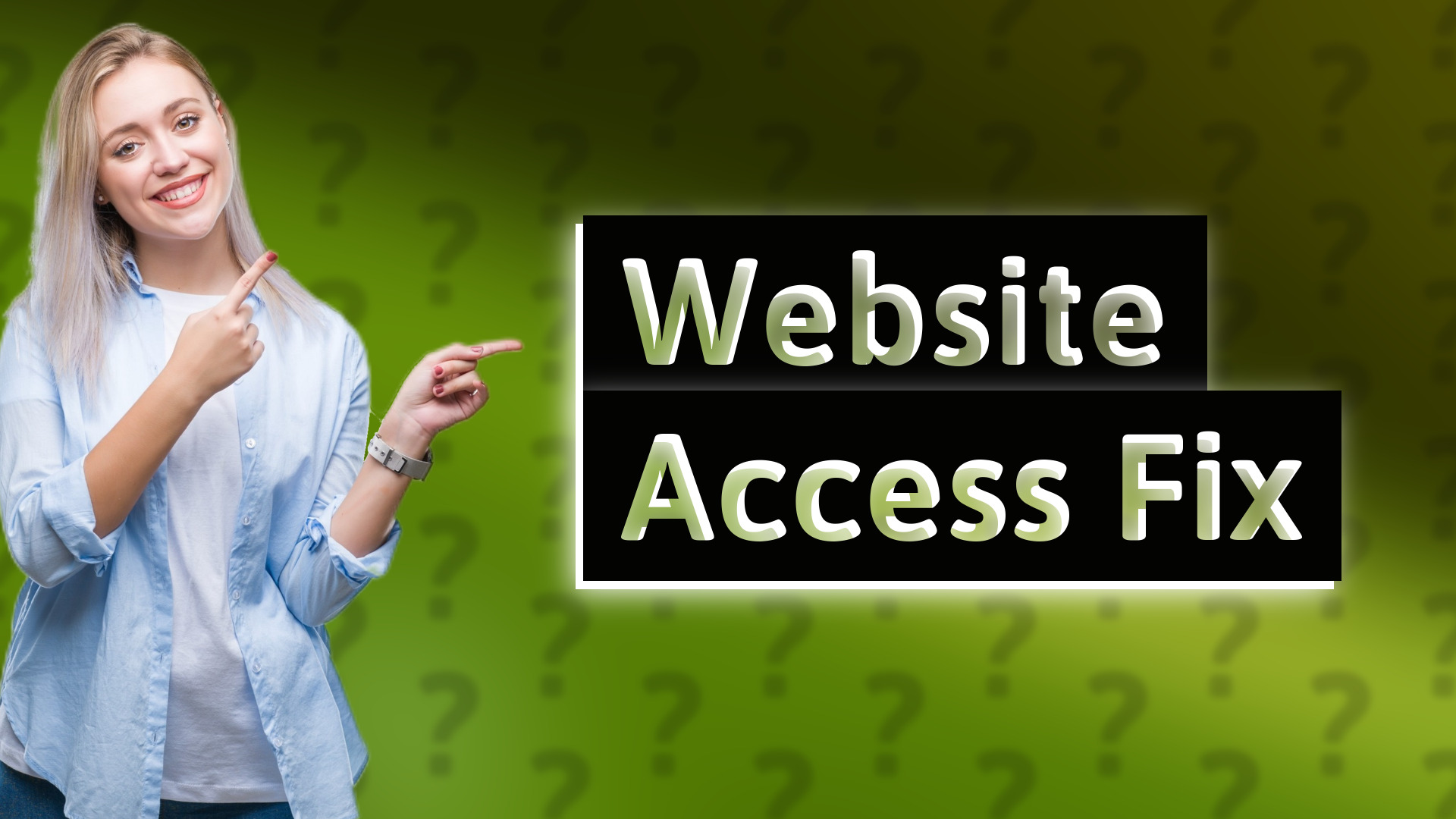 Website Access Fix