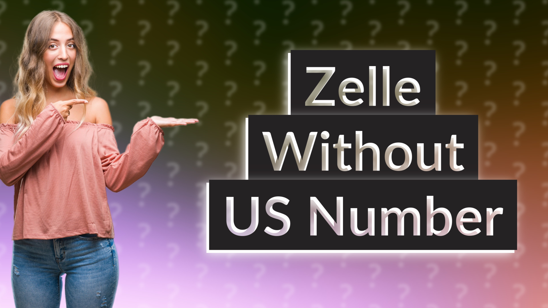 Zelle Without US Number