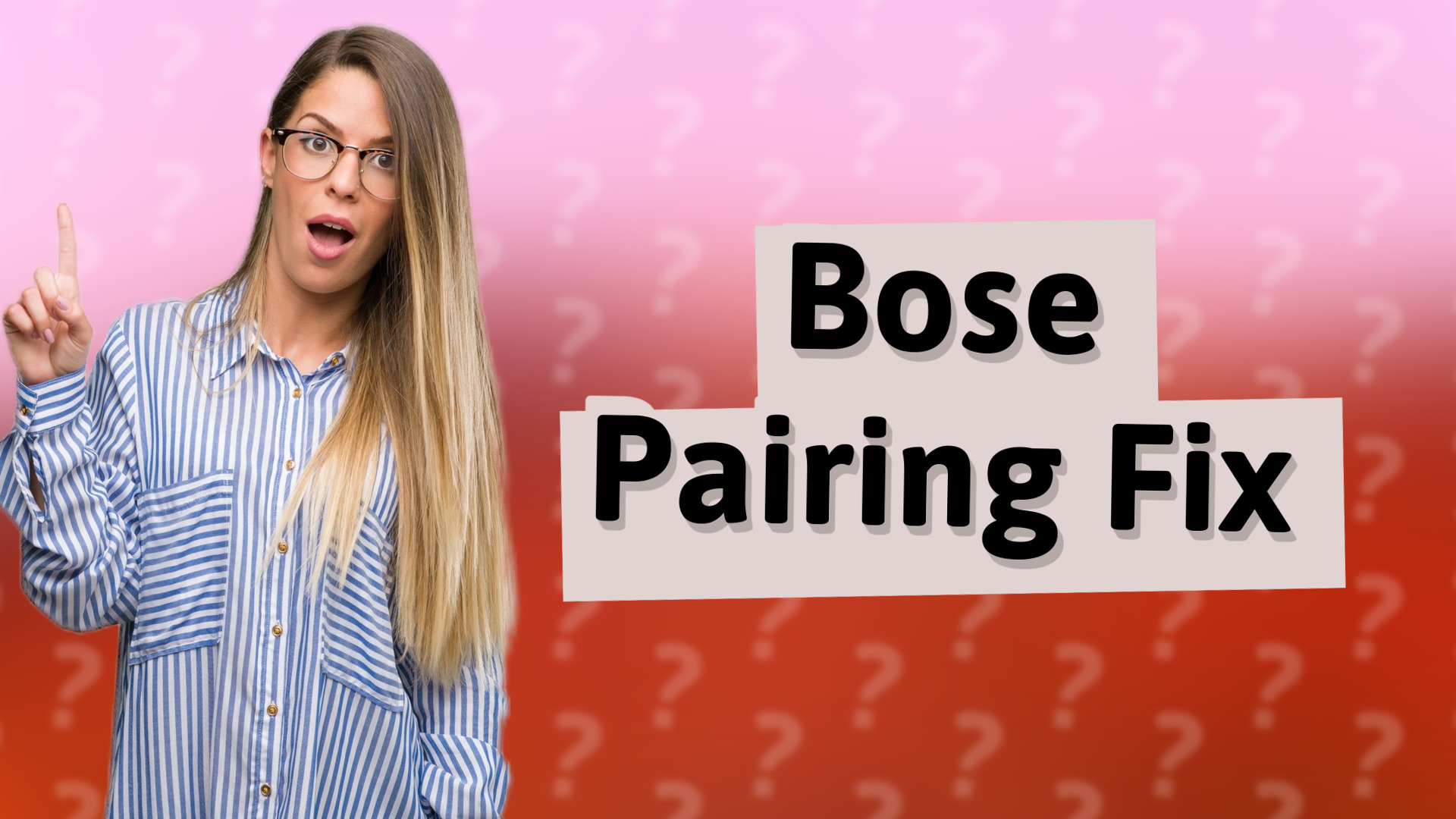 Bose Pairing Fix