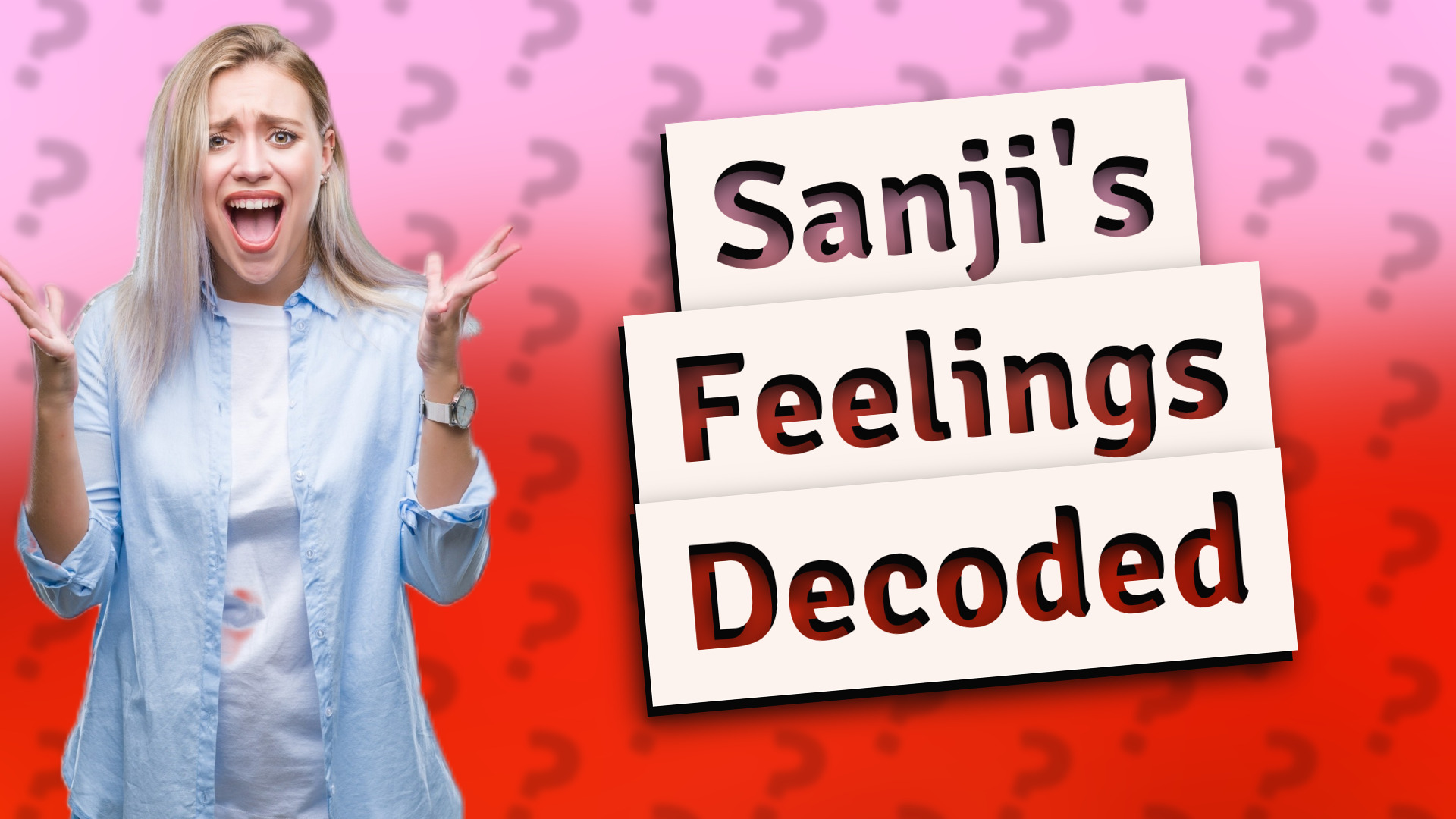 Sanji's Feelings Decoded