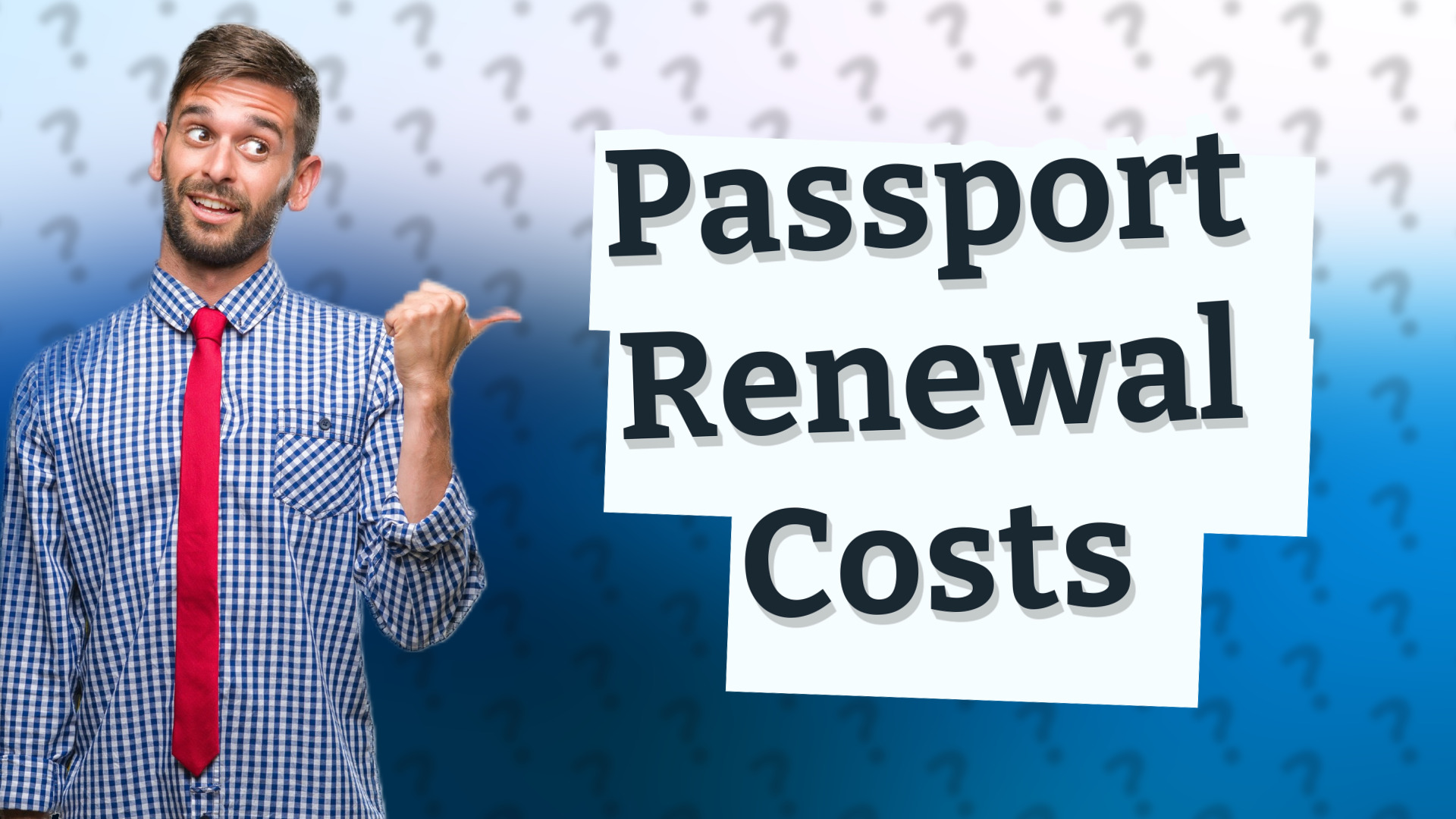 Passport Renewal Costs
