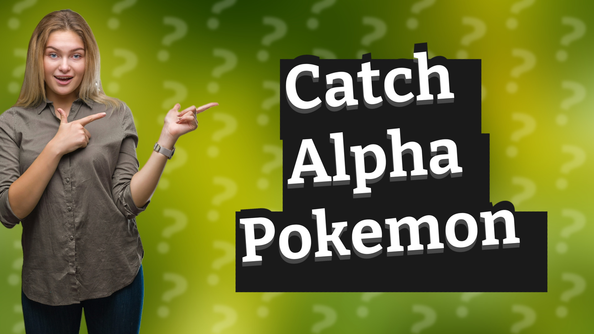 Catch Alpha Pokemon