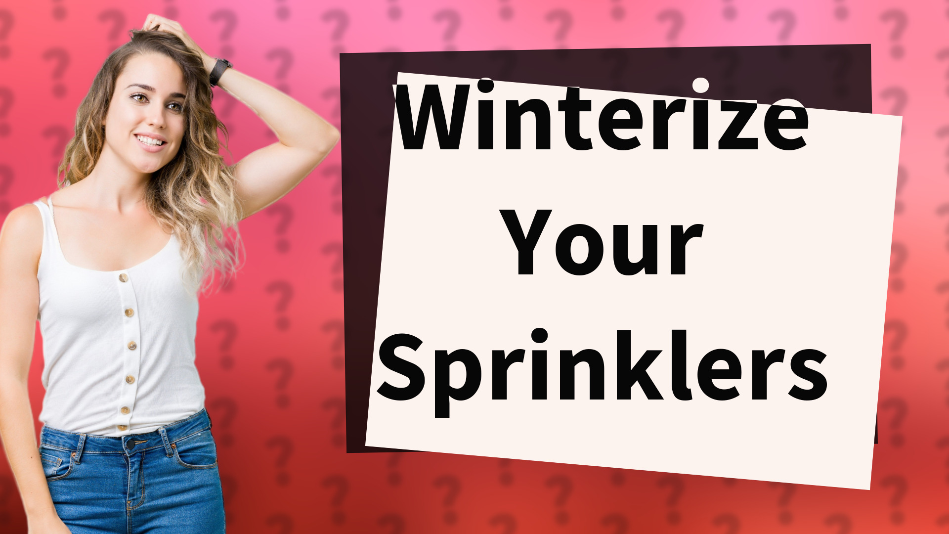 Winterize Your Sprinklers