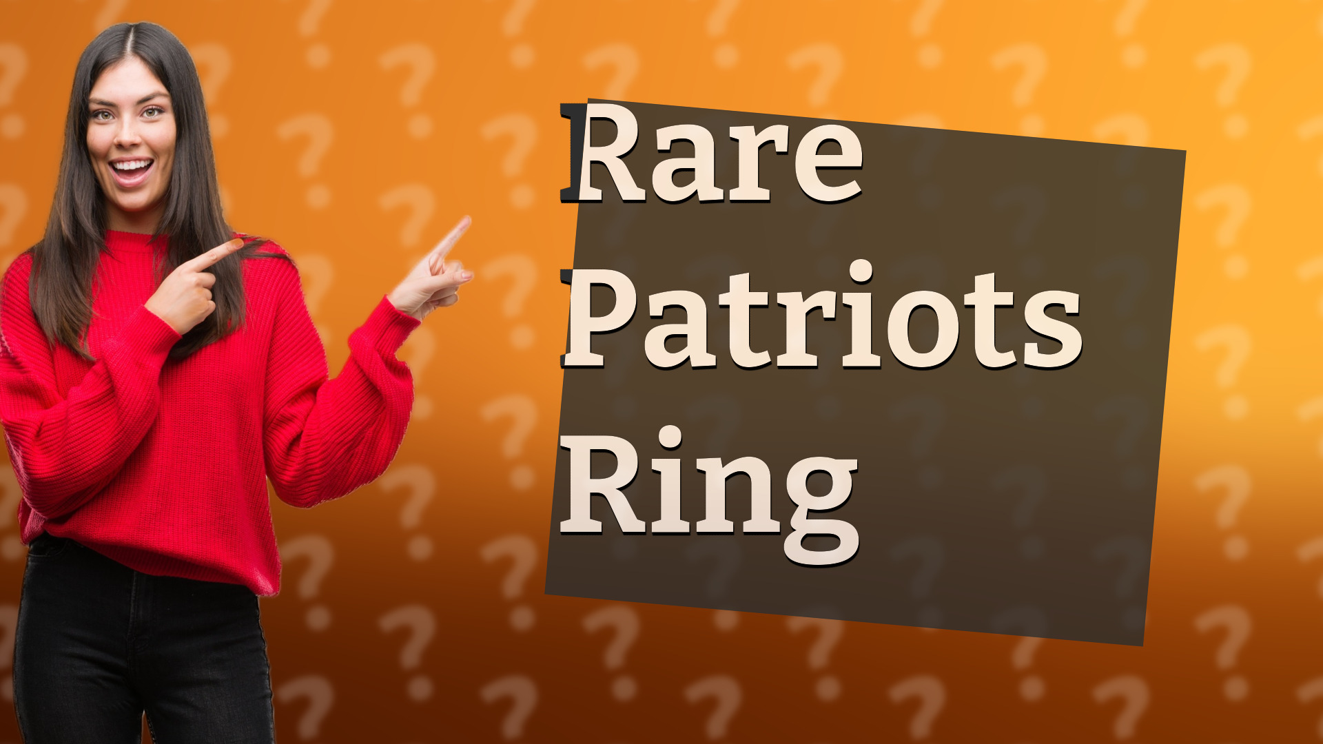 Rare Patriots Ring